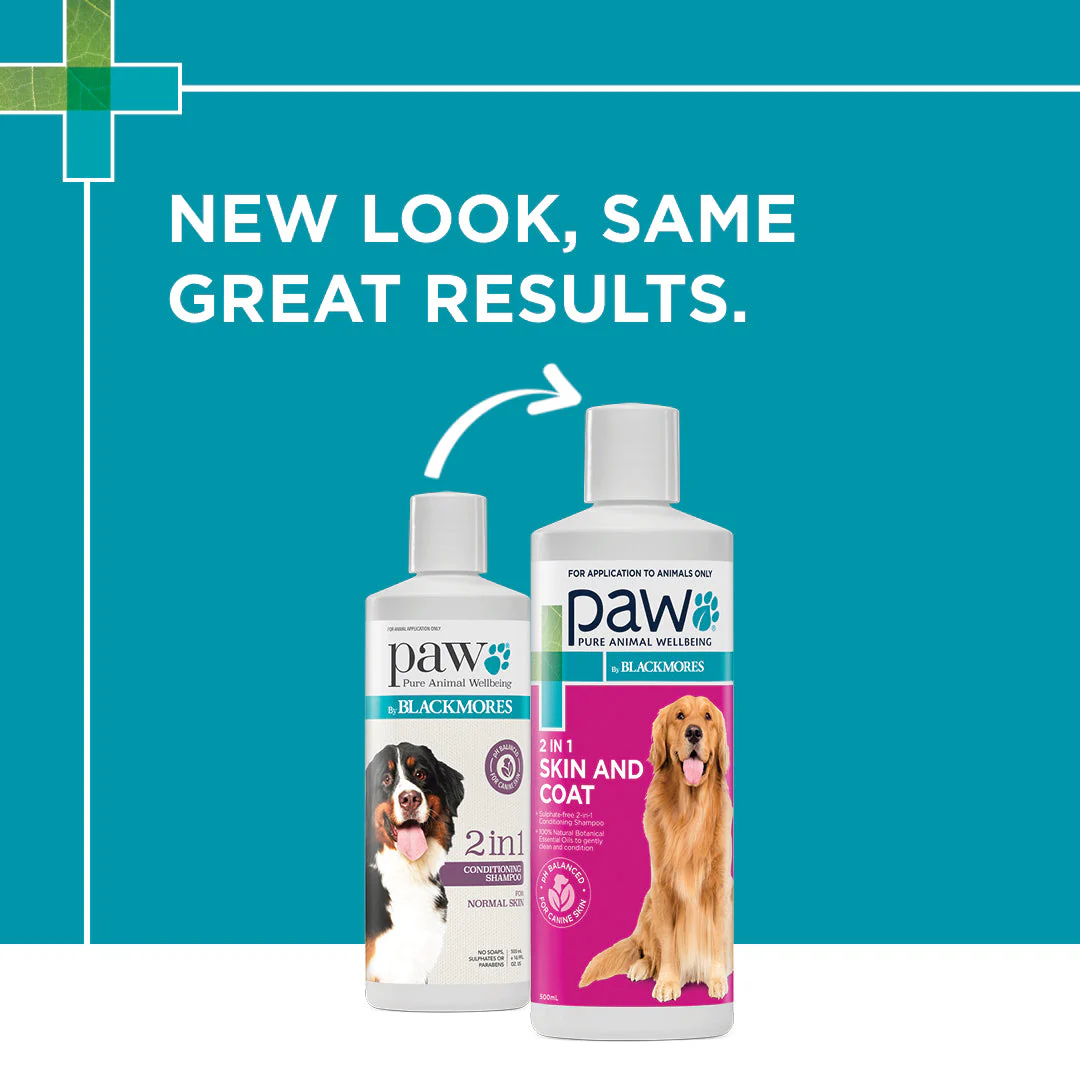 PAW by Blackmores 2-in-1 Conditioning Shampoo for Dogs 500ml - Image 3