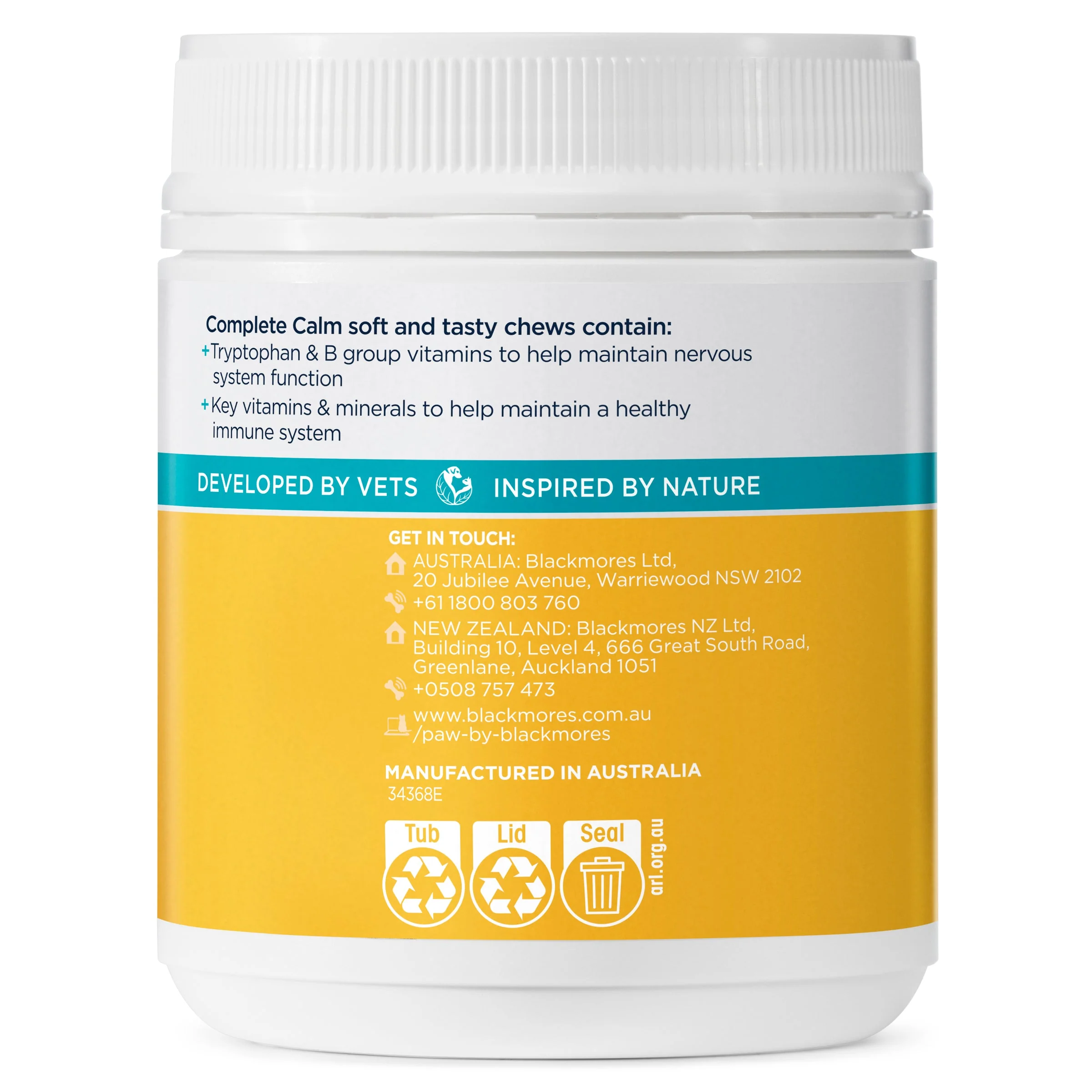 PAW by Blackmores Complete Calm Chews for Dogs 300g - Image 2