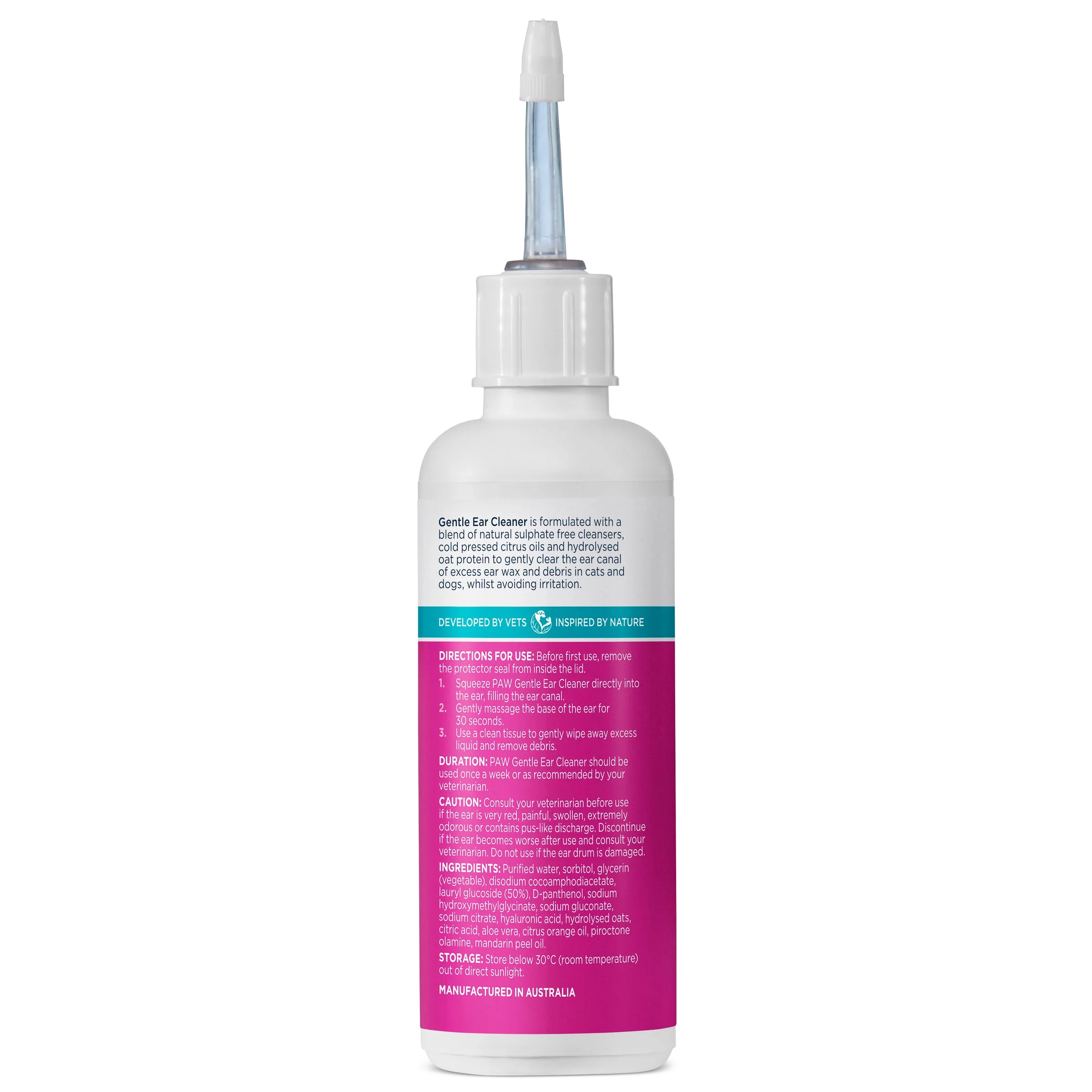 PAW by Blackmores Gentle Ear Cleaner for Cats and Dogs 120ml - Image 3