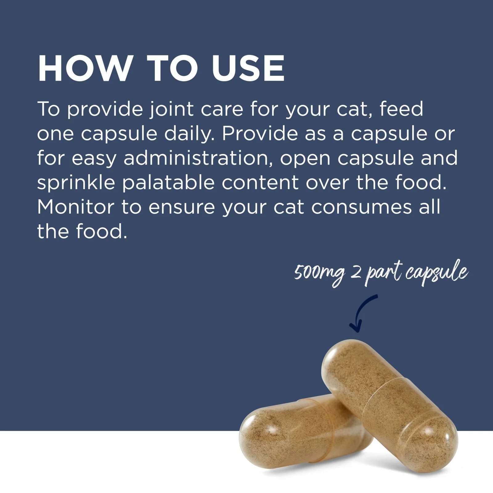 PAW by Blackmores Osteosupport Joint Care Powder Capsules for Cats 60 Pack - Image 4