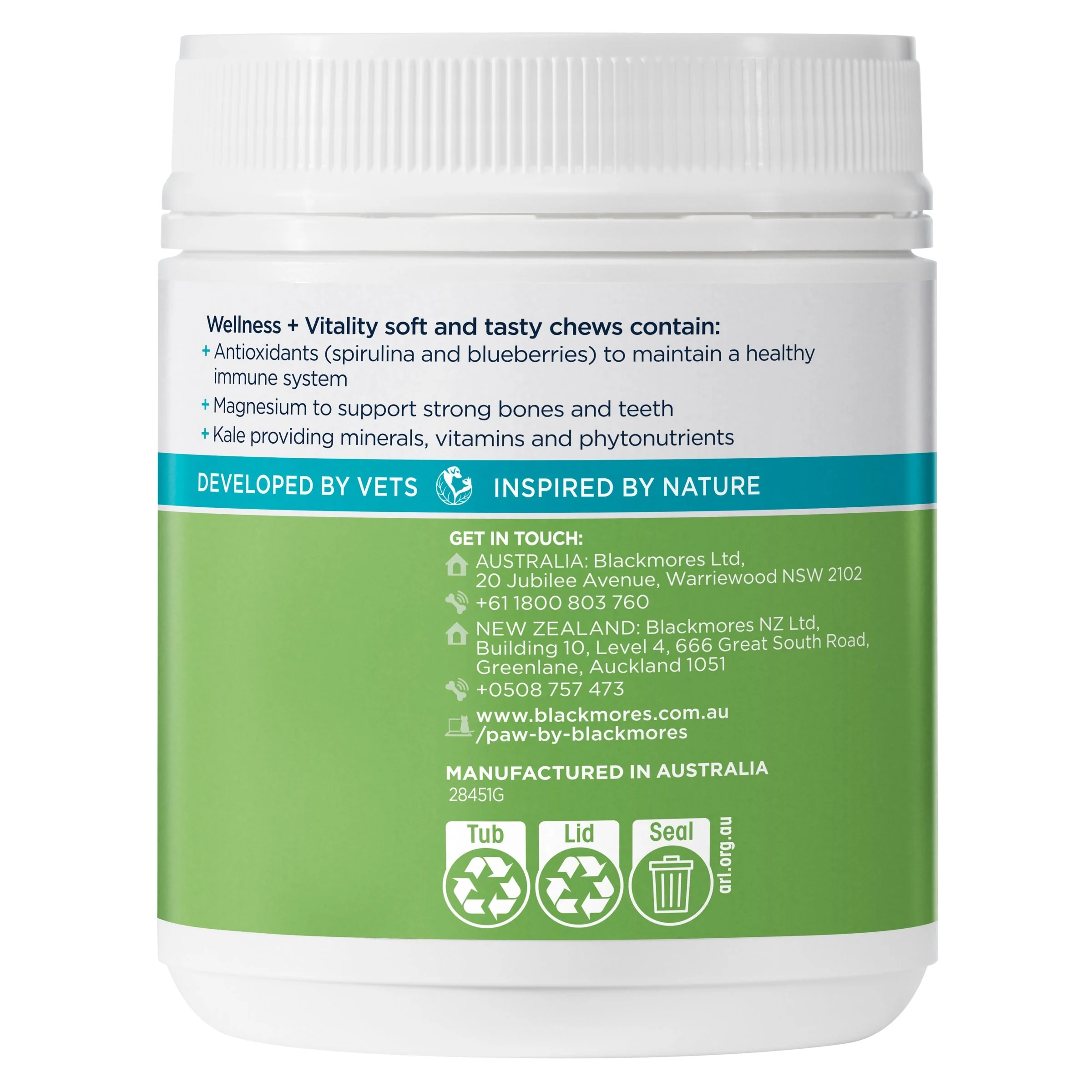 PAW by Blackmores Wellness and Vitality Chews for Dogs 300g - Image 3