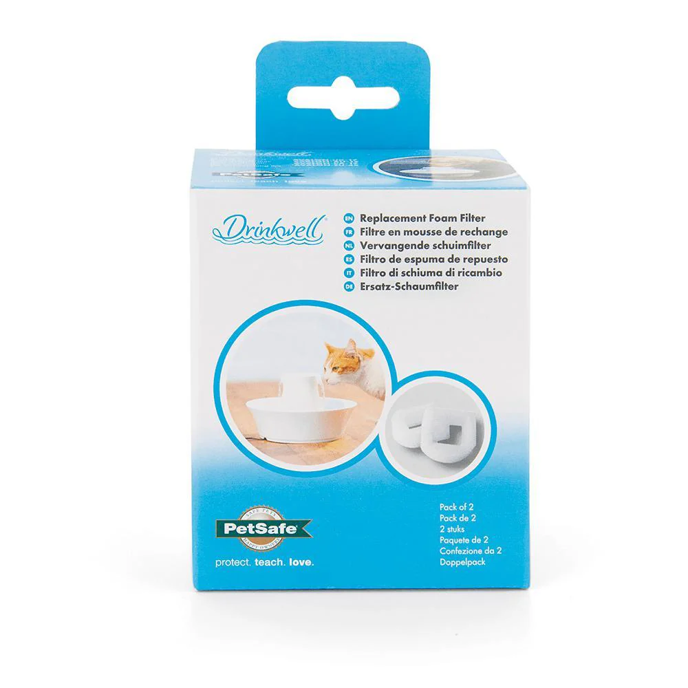 Drinkwell Replacement Foam Filter 2 Pack
