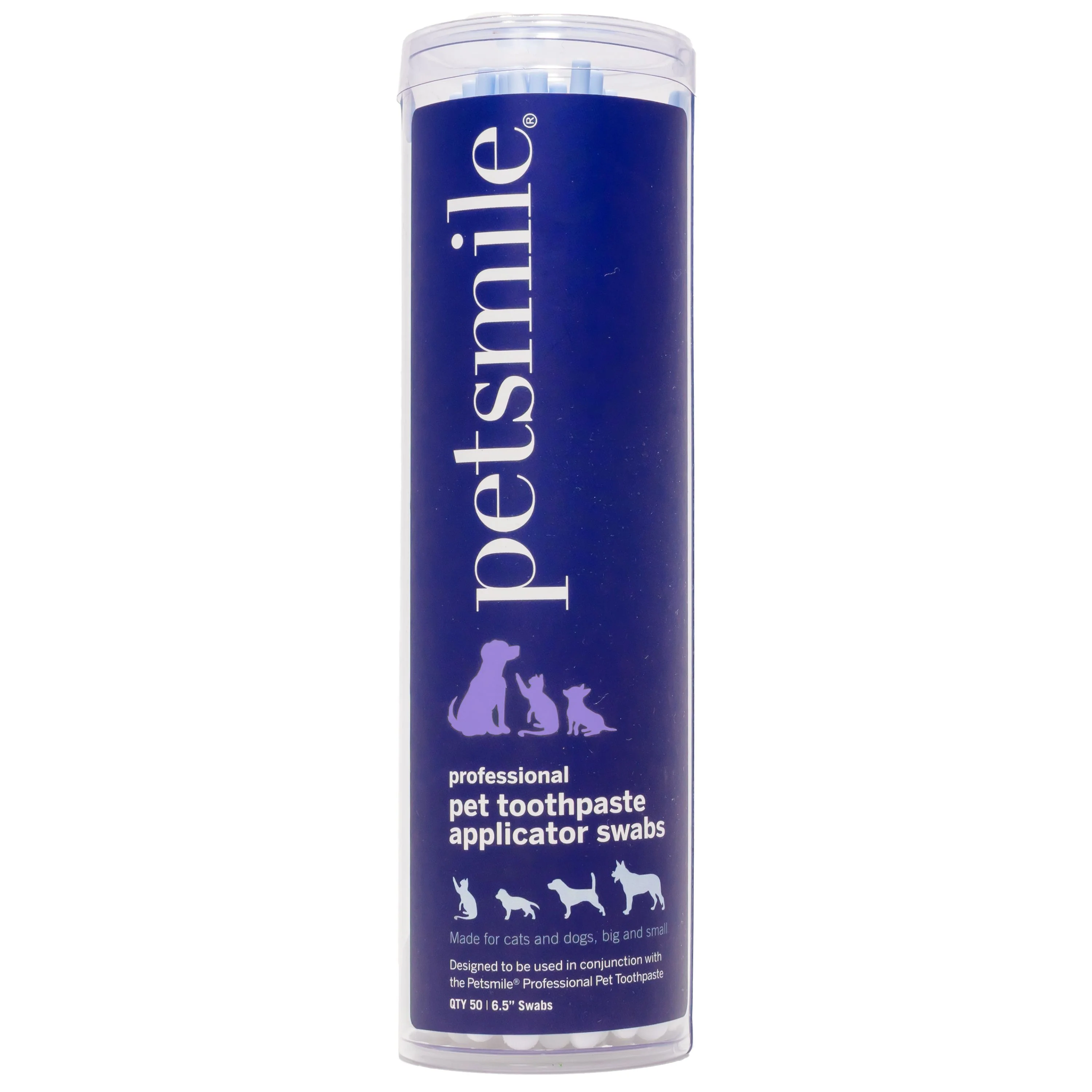 Petsmile Professional Toothpaste Applicator Swabs for Dogs and Cats 50 Pack - Image 2