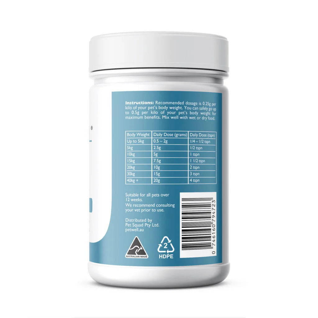 PetWell Calm Natural Anxiety Aid Supplement for Dogs and Cats 125g - Image 3