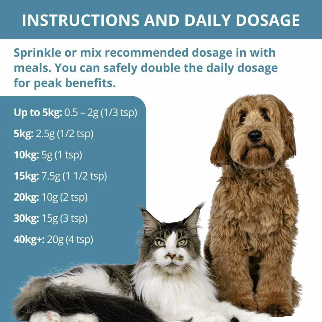 PetWell Calm Natural Anxiety Aid Supplement for Dogs and Cats 125g - Image 4