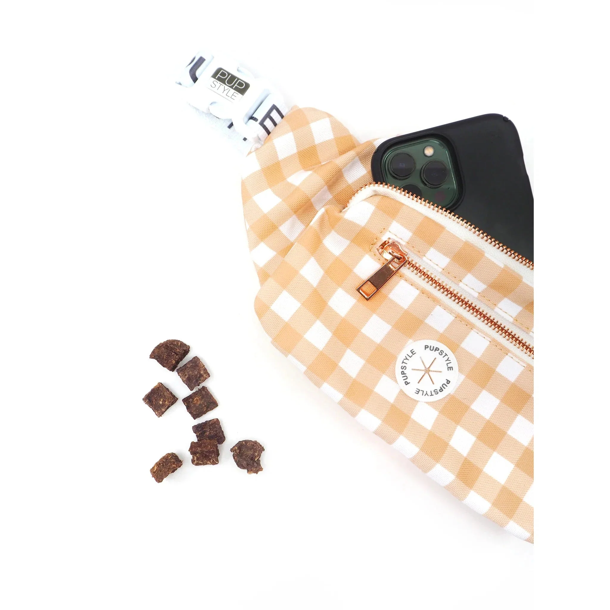 Pupstyle Suburban Collection Crème Brulee Parent Bum Bag - Image 2