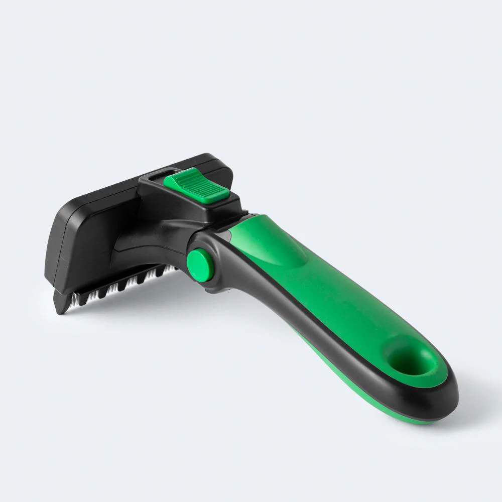 Refuresh Long Hair Dog Deshedding Tool Green Medium - Image 4