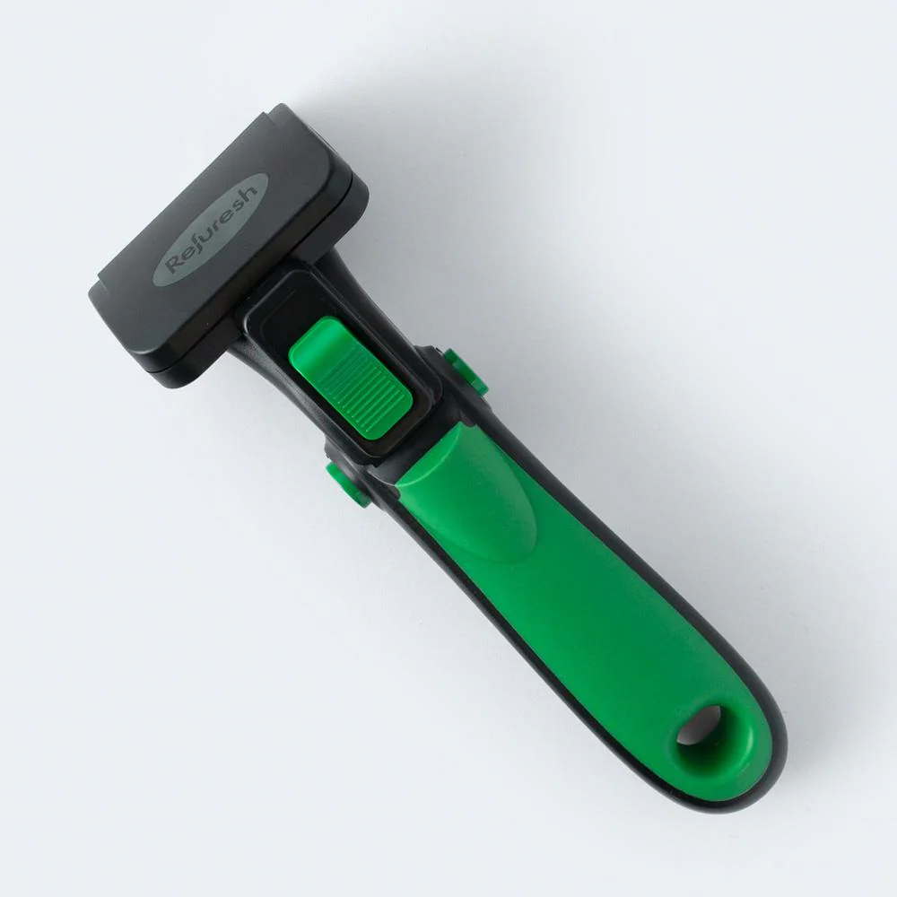 Refuresh Long Hair Dog Deshedding Tool Green Small - Image 2