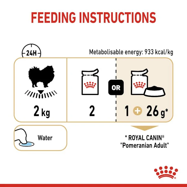 Royal Canin Dog Pomeranian Adult Wet Food Pouch 85g x 12 - Image 5