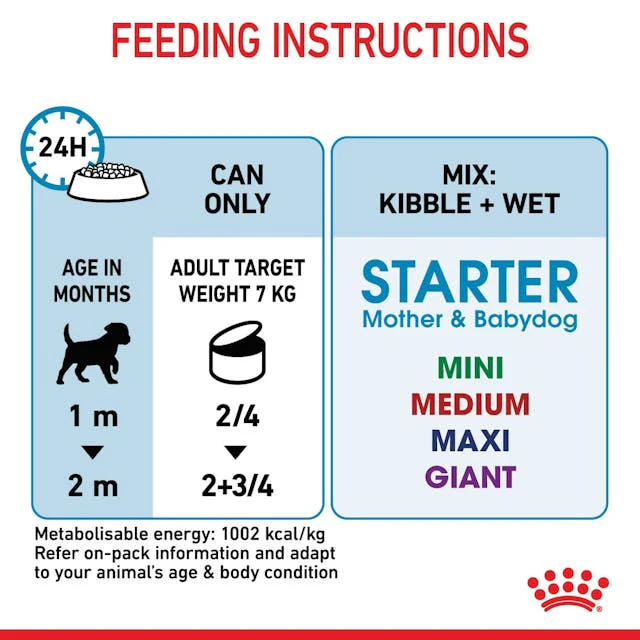 Royal Canin Mother and Babydog Puppy Mousse Wet Food 195g x 12 - Image 4