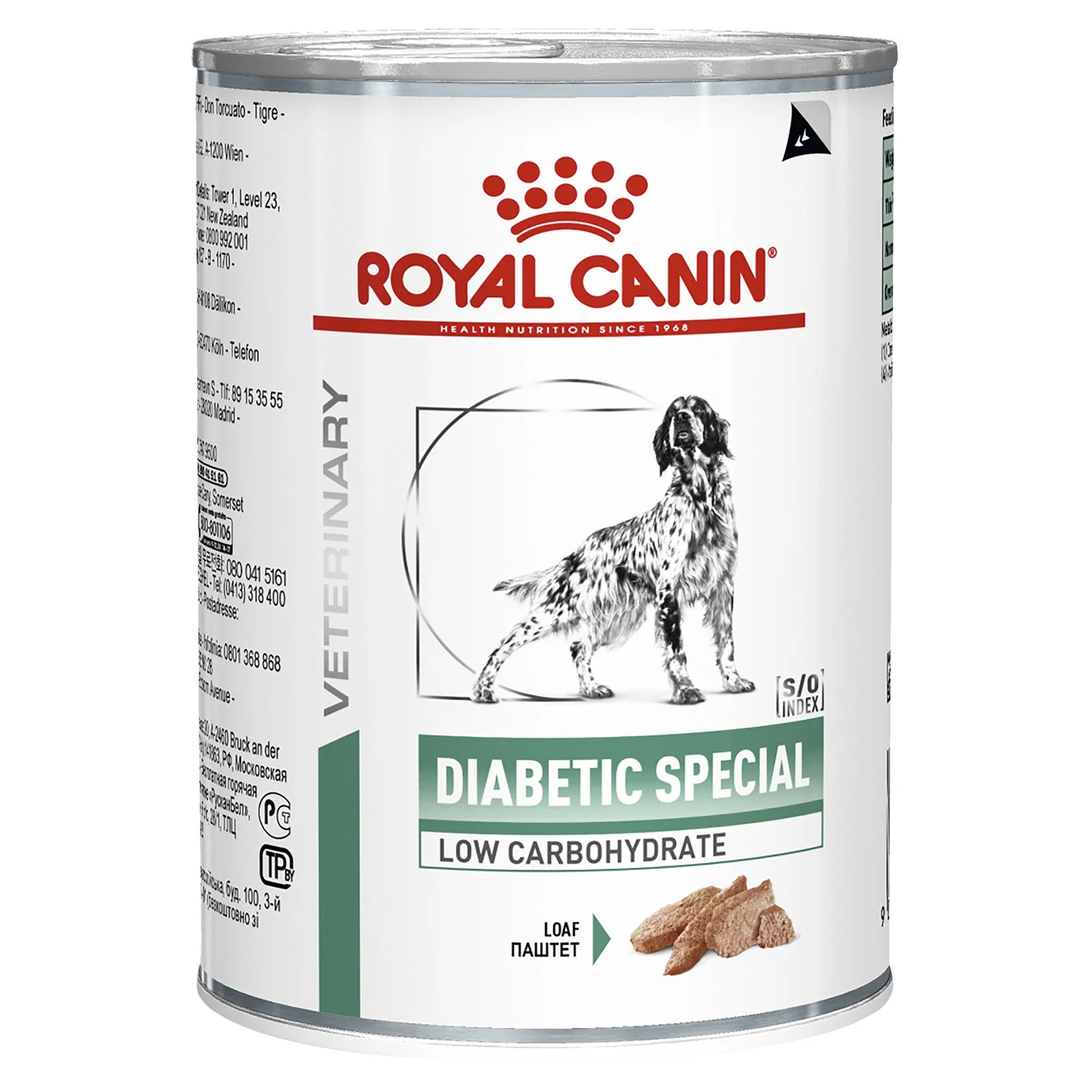 Royal Canin Veterinary Diet Dog Diabetic Wet Food 410g x 12