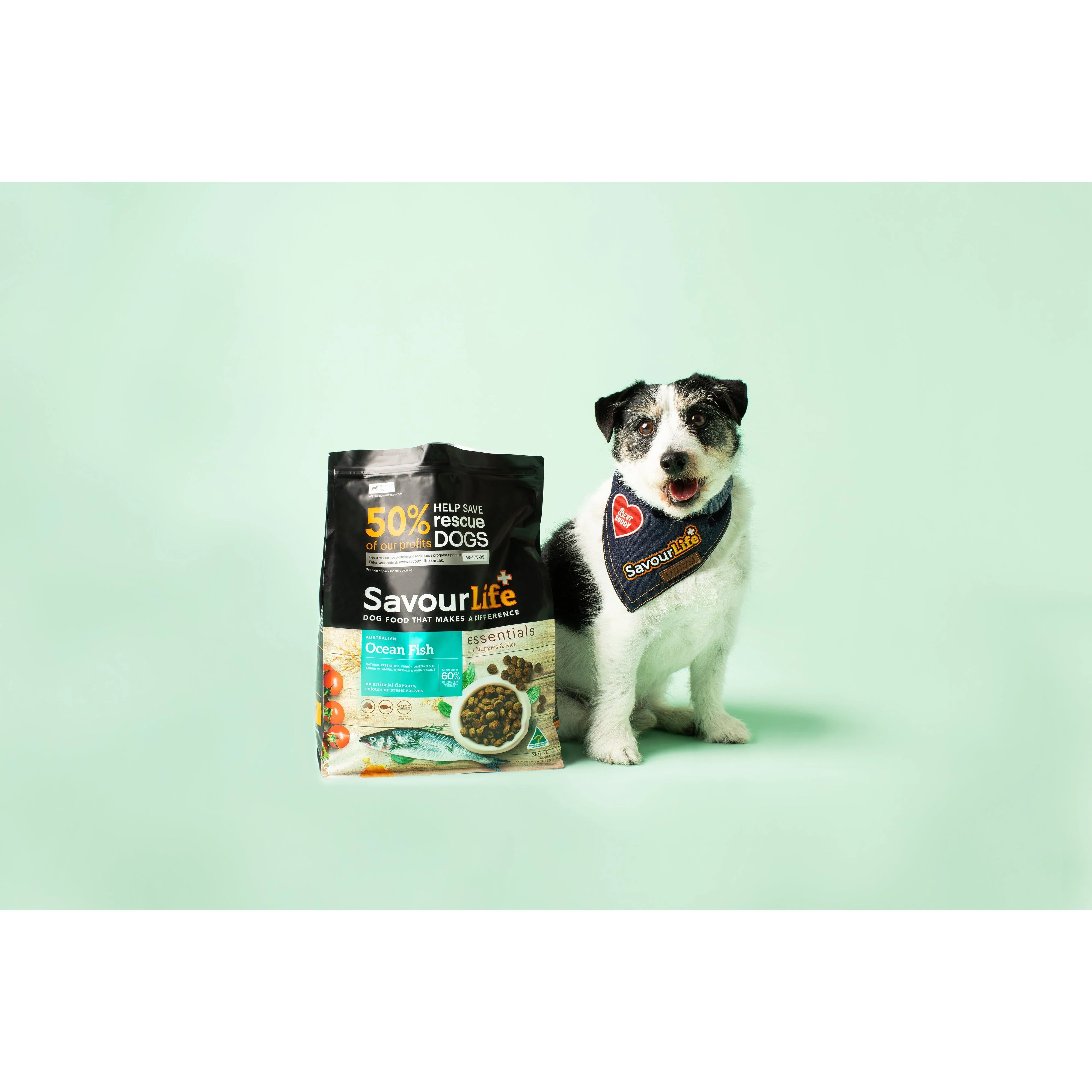 Savourlife Essentials Dry Dog Food Ocean Fish with Veggies & Rice 15kg - Image 6