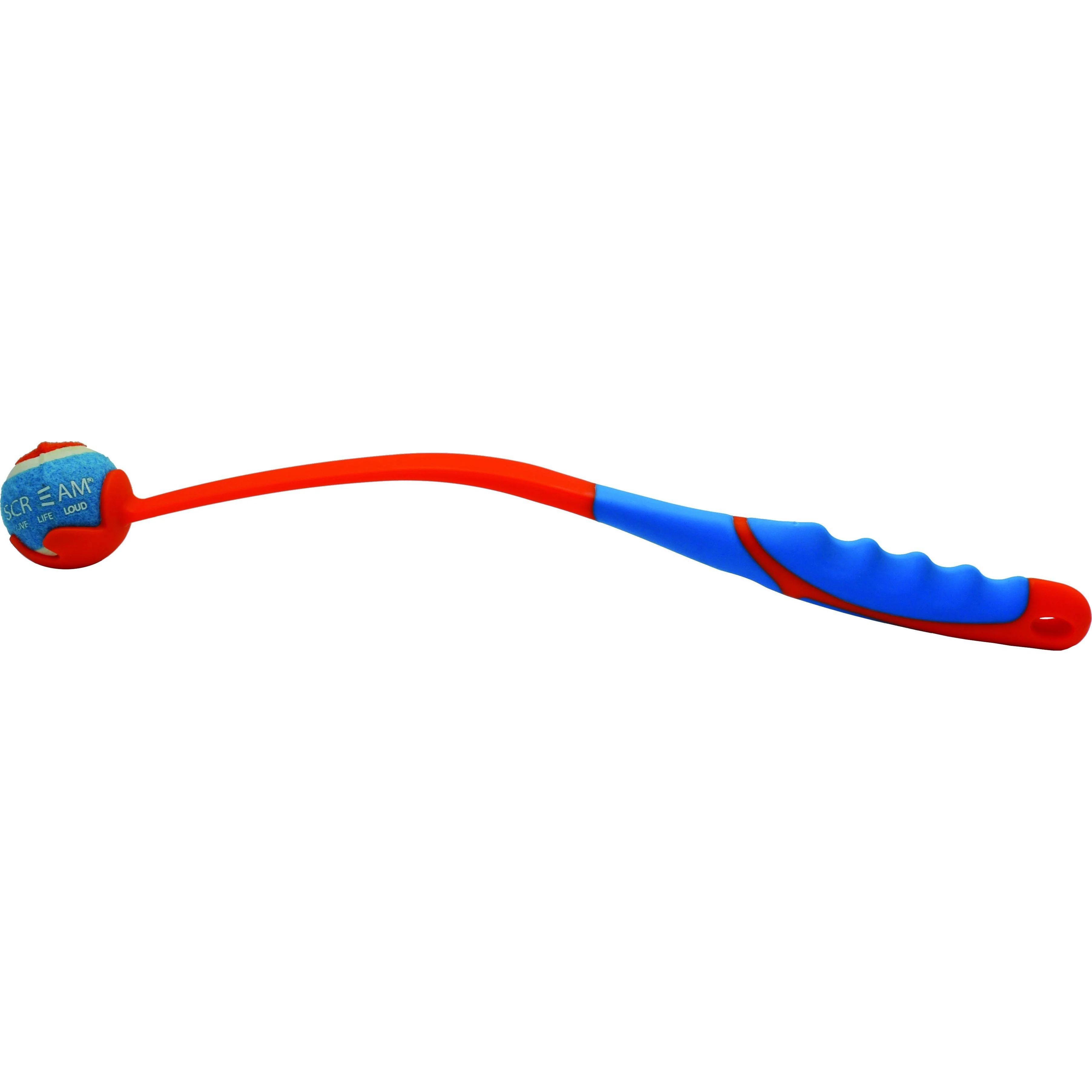 Scream Deluxe Ball Launcher Small Blue and Orange Dog Toy - Image 2