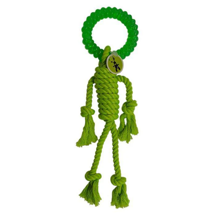 Scream Rope Man Green Dog Toy - Image 2