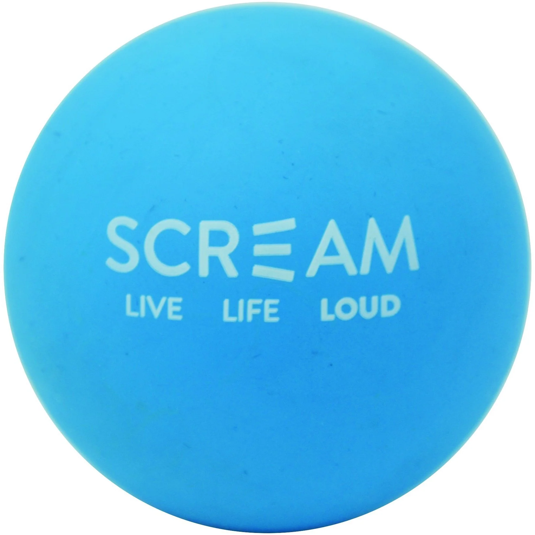 Scream Rubber Ball Blue Dog Toy - Image 2