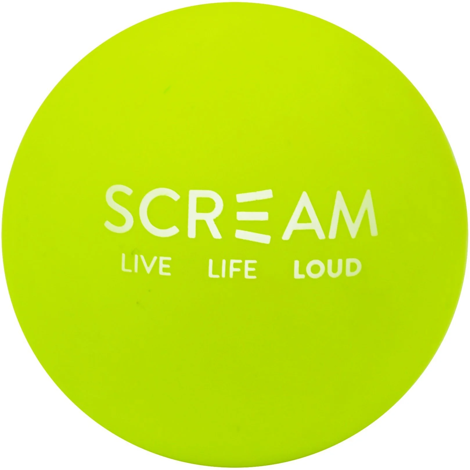 Scream Rubber Ball Green Dog Toy - Image 2
