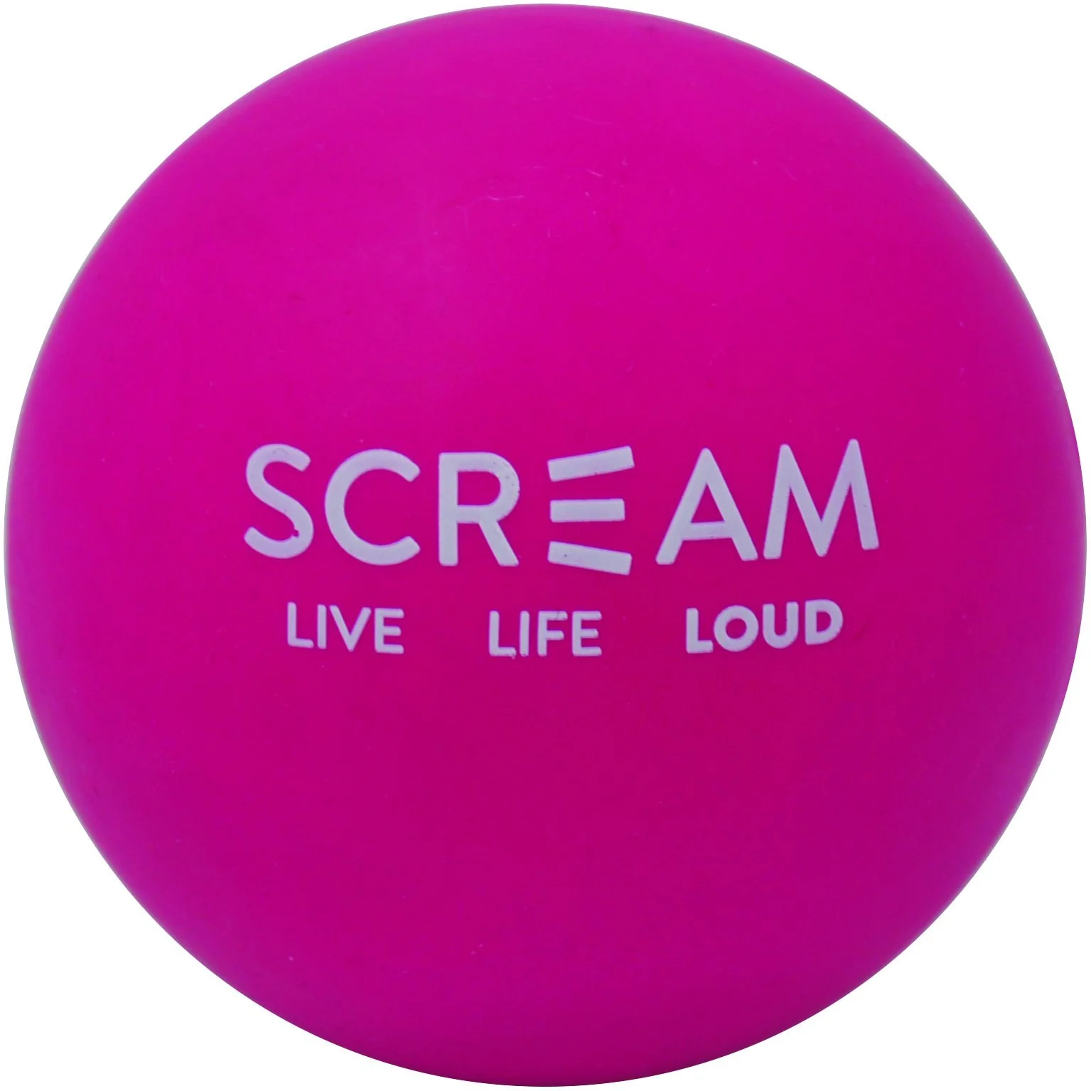 Scream Rubber Ball Pink Dog Toy - Image 2