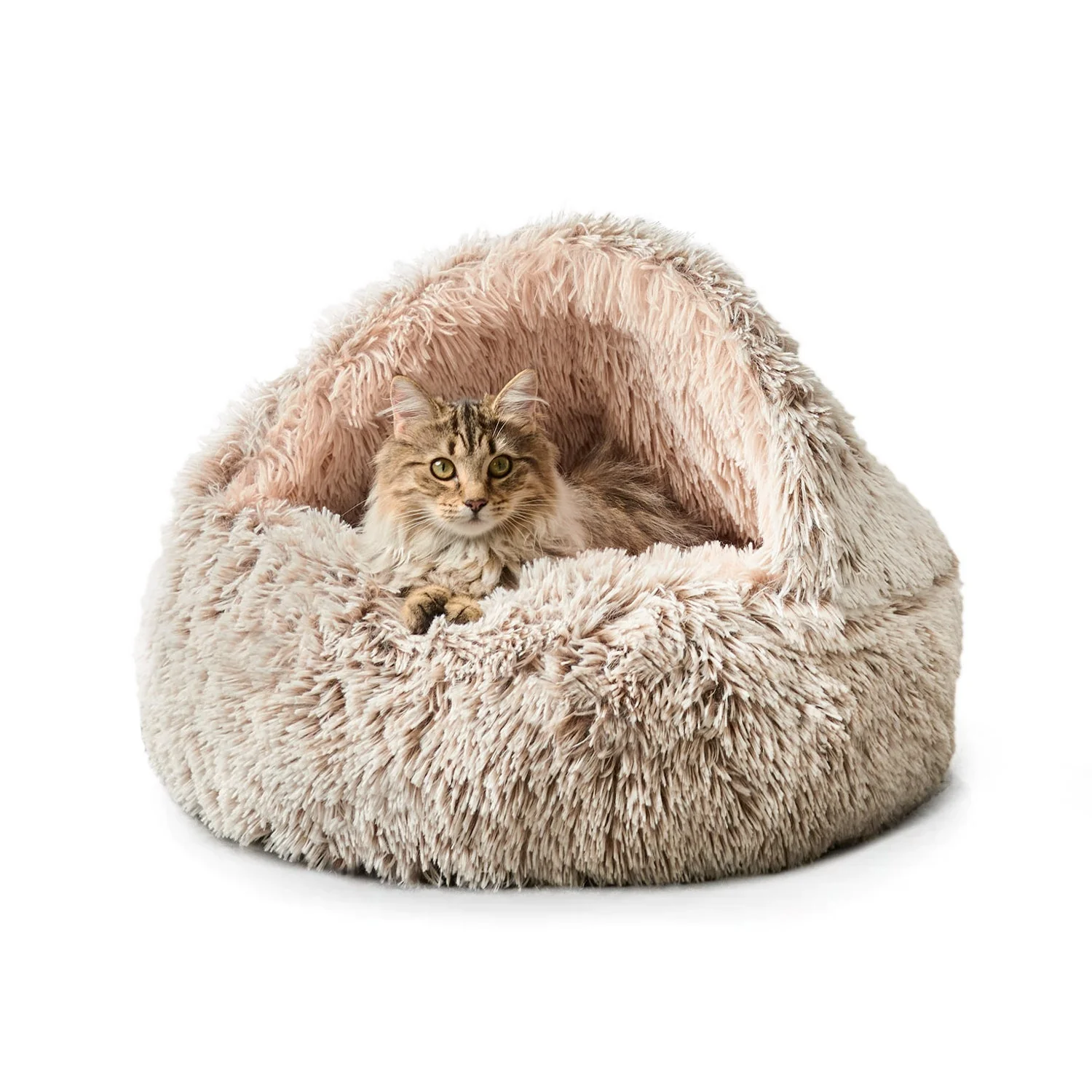 Snooza Hooded Cuddler Soothing and Calming Mink Dog and Cat Bed Small - Image 6