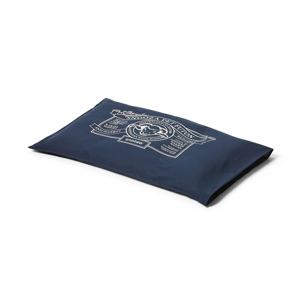 Snooza Organic Pet Futon Blue Dog Bed Mighty - Image 3