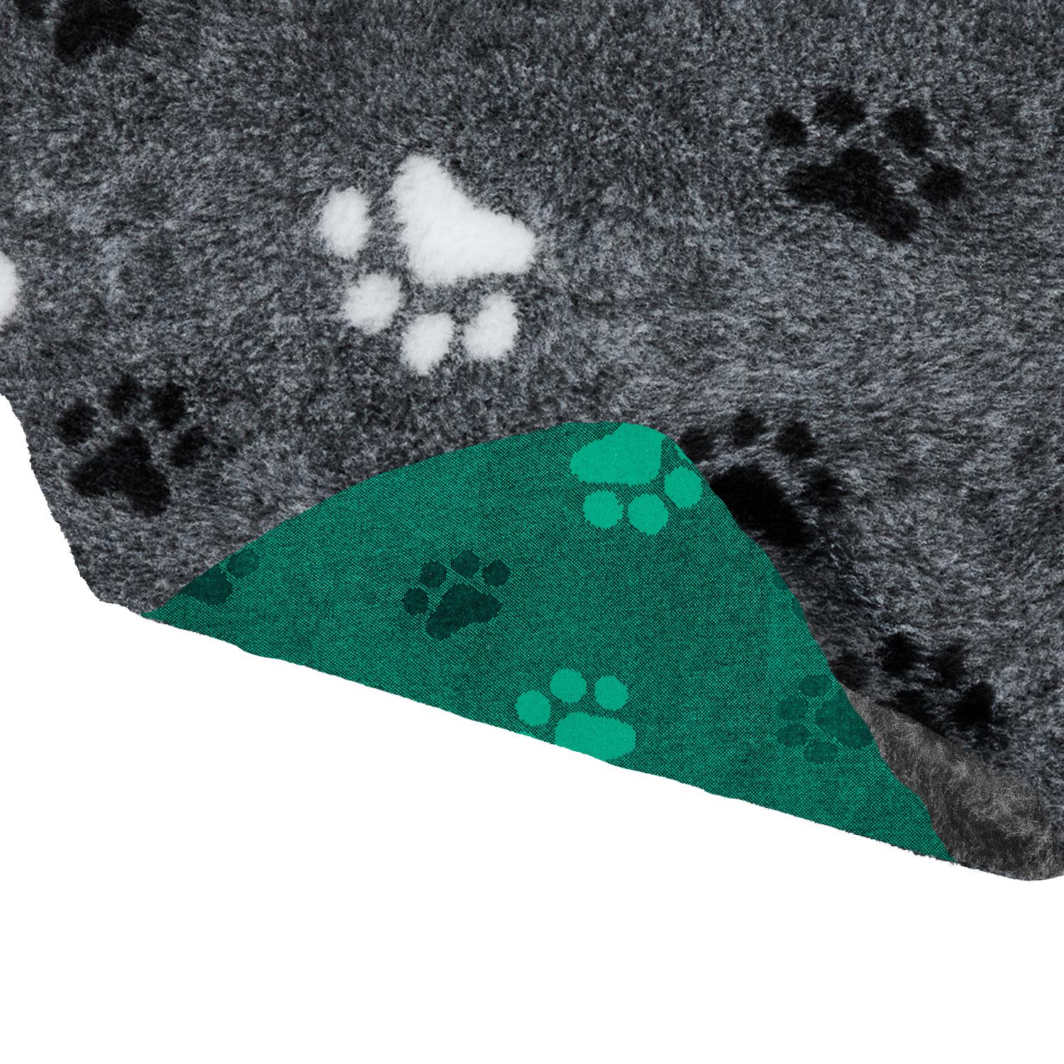 Snooza Stay Dry Mat Grey Paws Dog Bed Large - Image 4