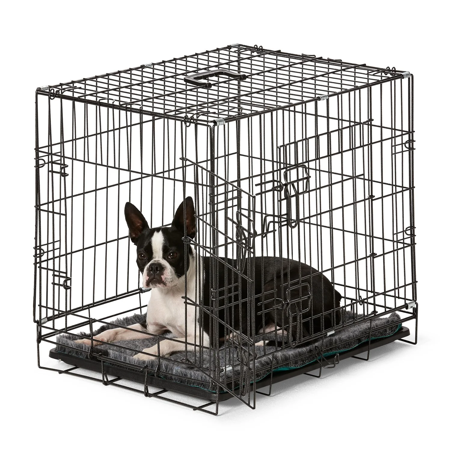 Snooza Stay Dry Mat Grey Paws Dog Bed Medium - Image 5