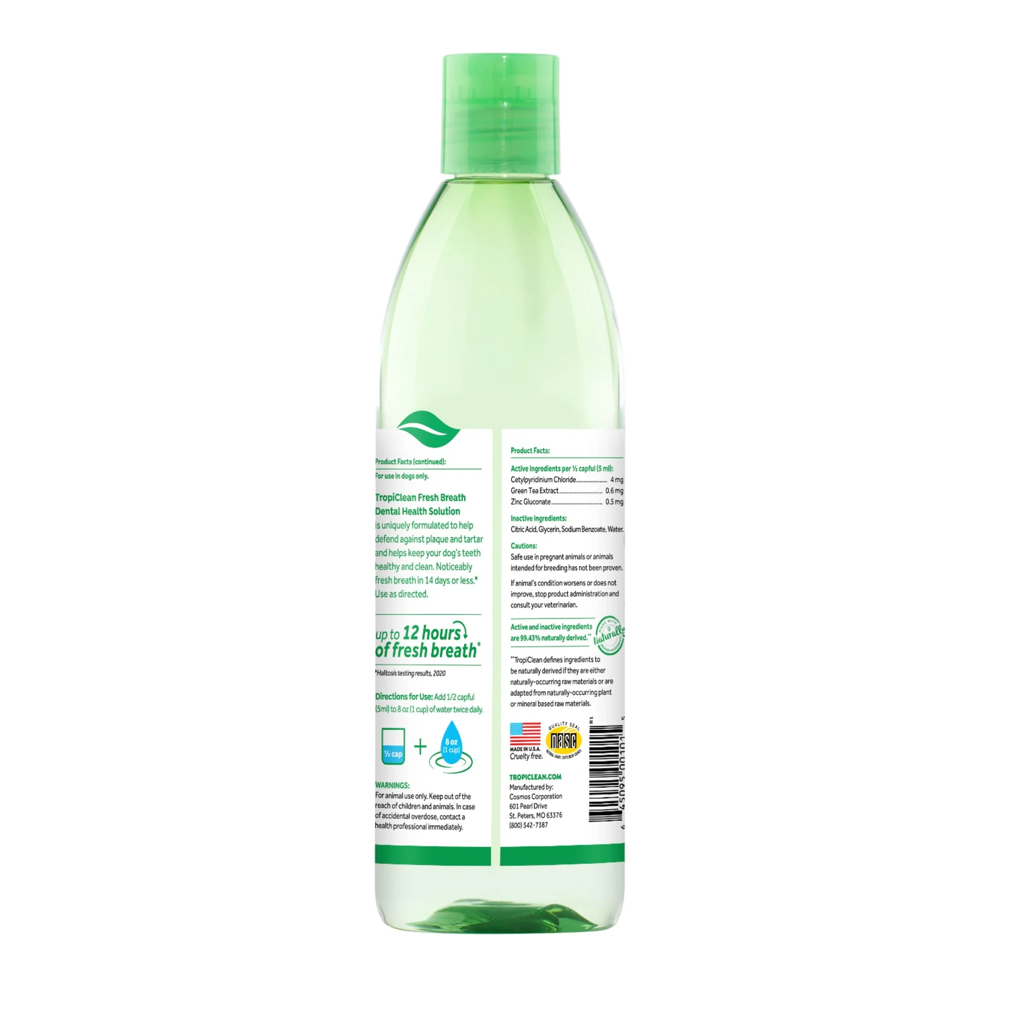 Tropiclean Fresh Breath Oral Care Additive 473ml - Image 2