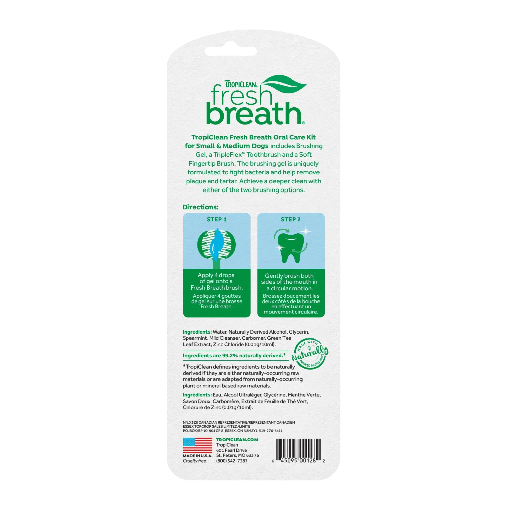 Tropiclean Fresh Breath Oral Care Kit For Small Dogs - Image 2