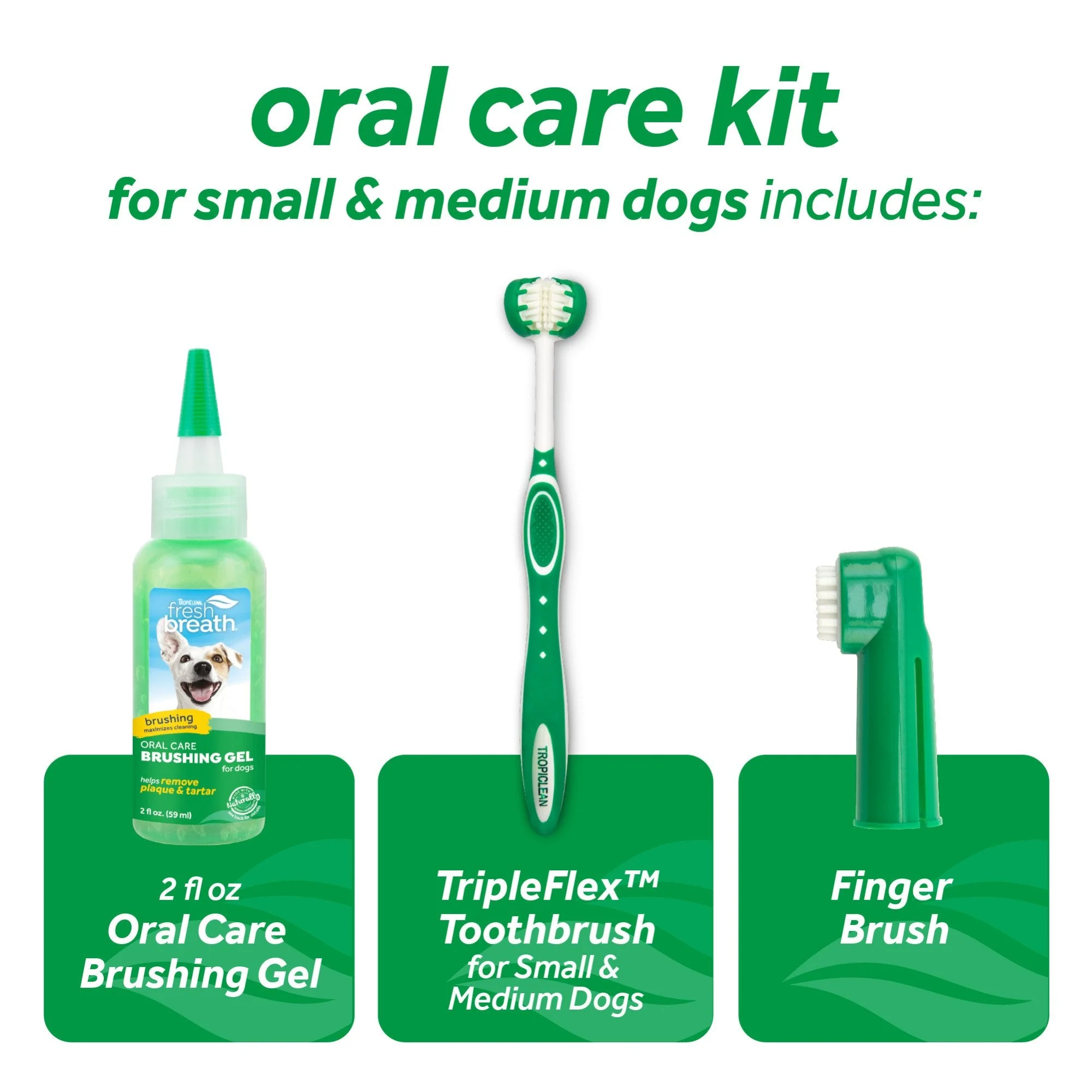 Tropiclean Fresh Breath Oral Care Kit For Small Dogs - Image 3