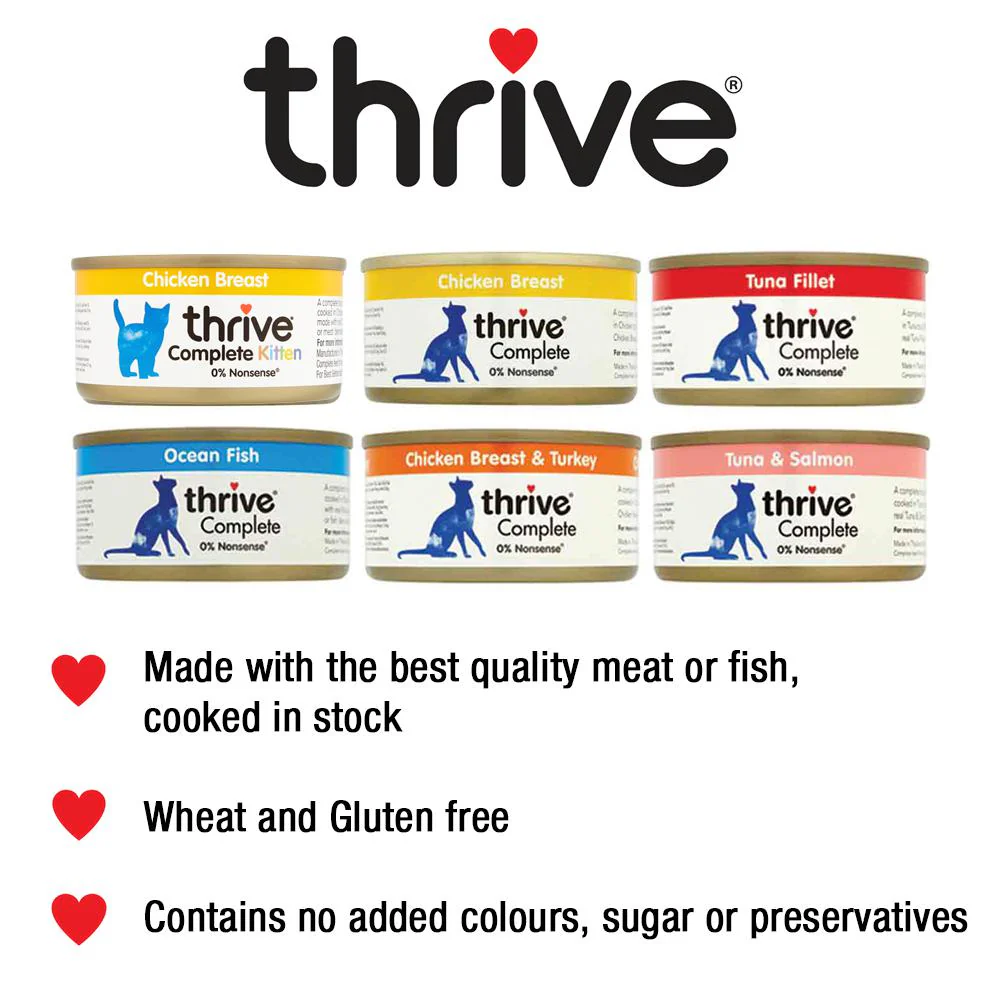 Thrive Chicken Breast Wet Kitten Food 75g x 12 - Image 5