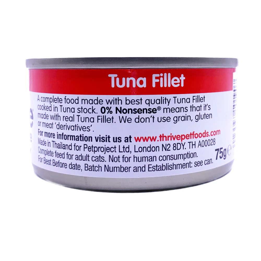Thrive Tuna Fillet Wet Cat Food 75g - Image 2