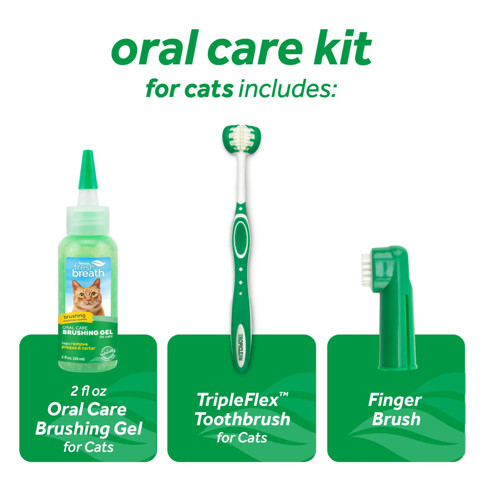 Tropiclean Fresh Breath Oral Care Kit for Cats - Image 3
