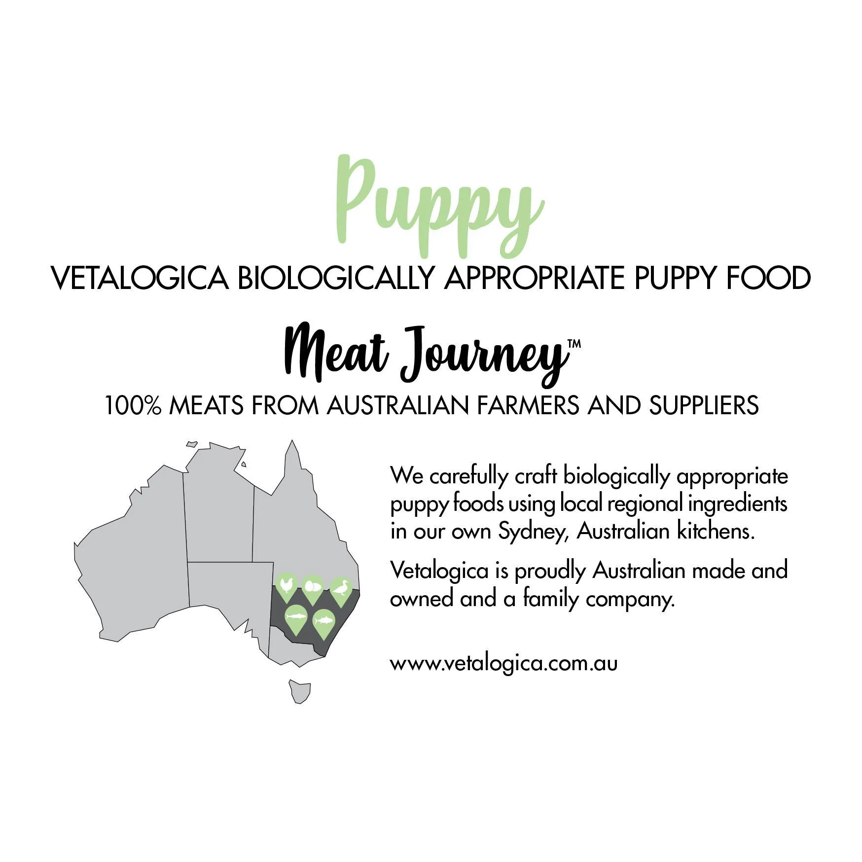 Vetalogica Biologically Appropriate Puppy Dry Dog Food 3kg - Image 4
