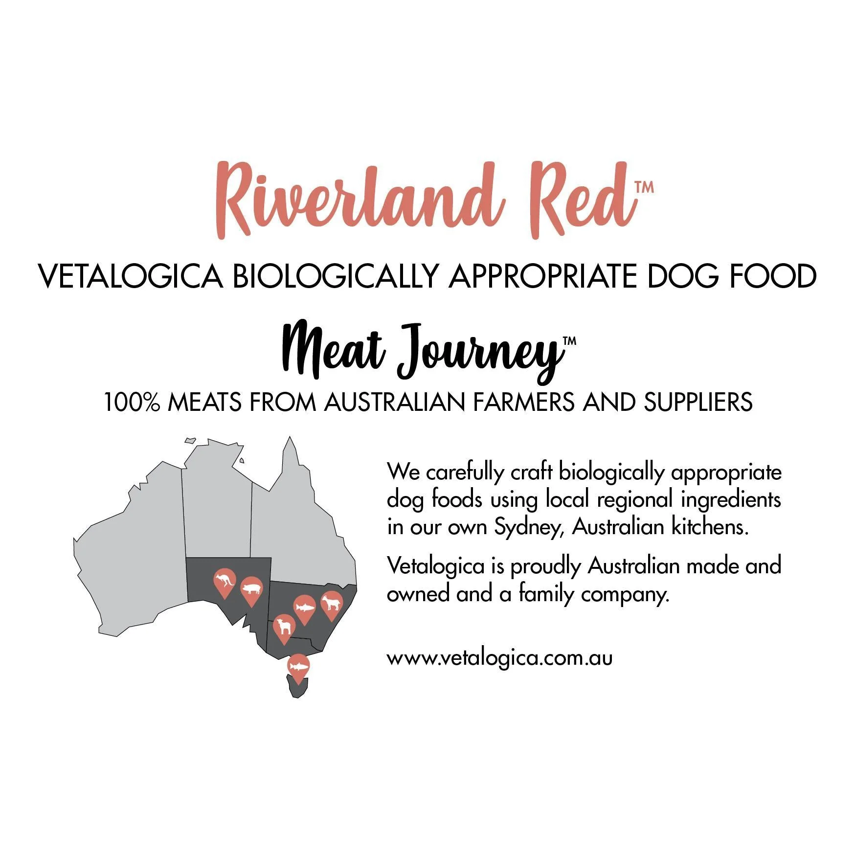 Vetalogica Biologically Appropriate Riverland Red Dry Dog Food 11kg - Image 4