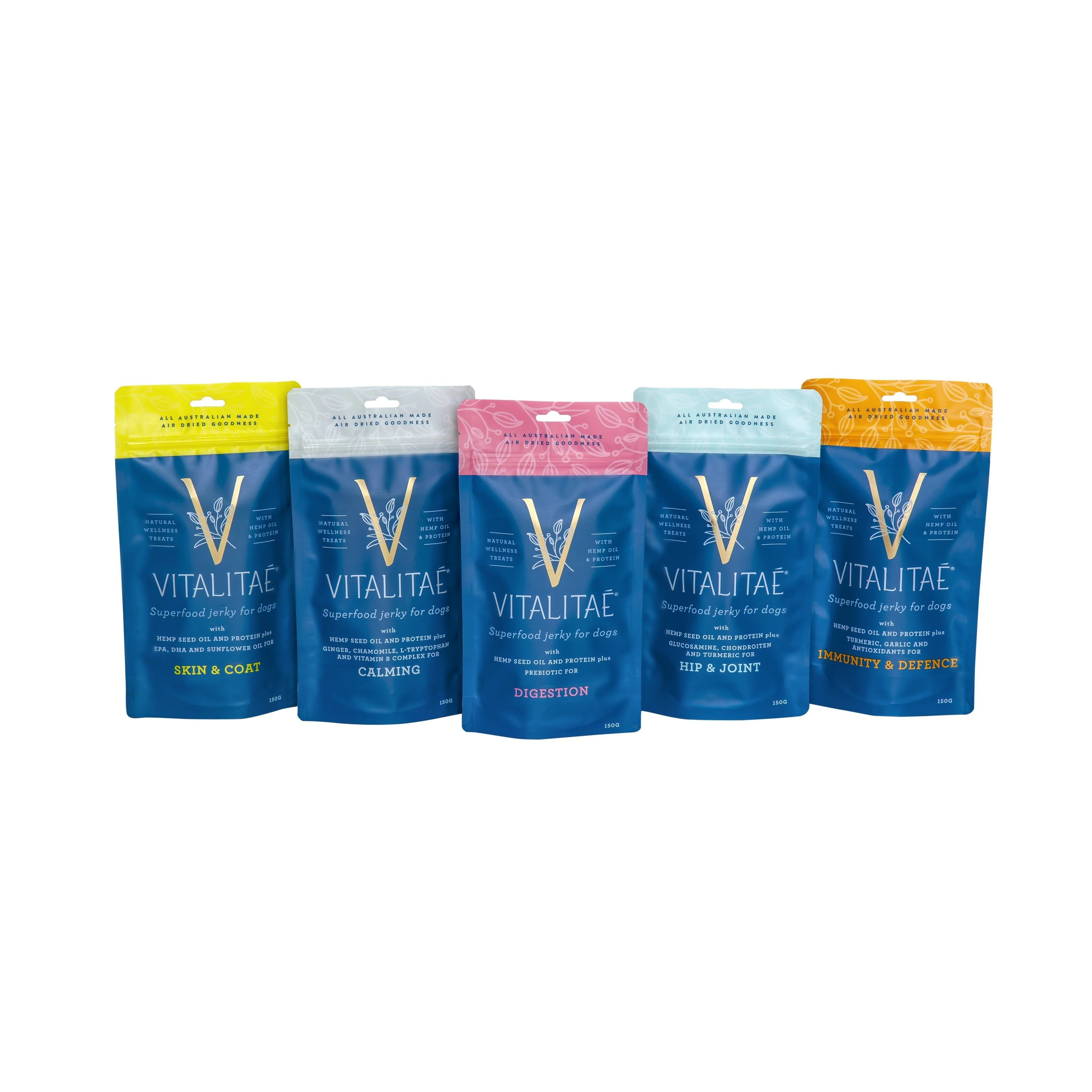 Vitalitae Immunity and Defence Superfood Jerky Dog Treats with Hemp Seed Oil 150g* - Image 4