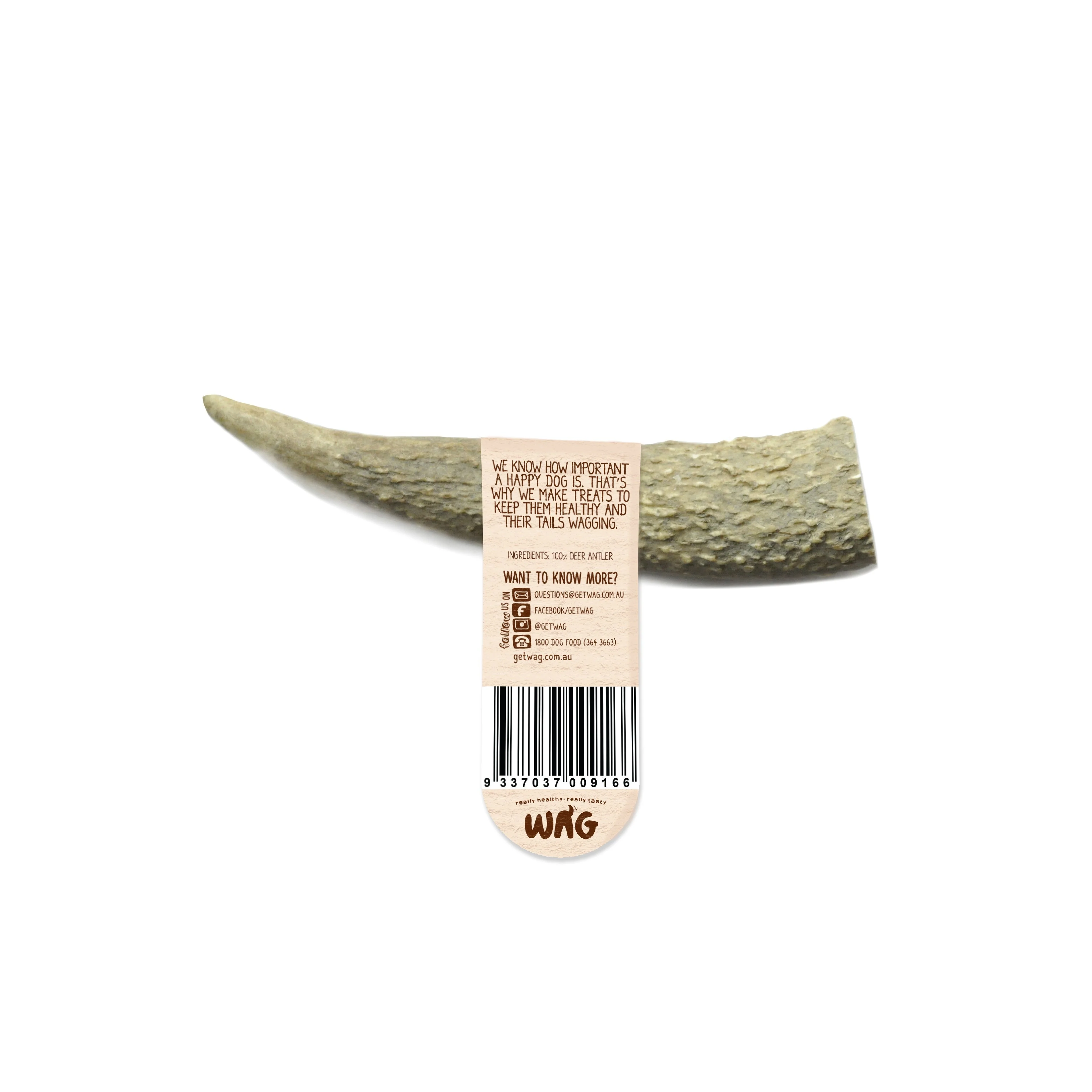 Wag Whole Antler Small Dog Chew Treat - Image 2