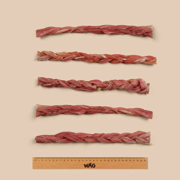 Wag Braided Bully Stick Large 4 Pack - Image 5