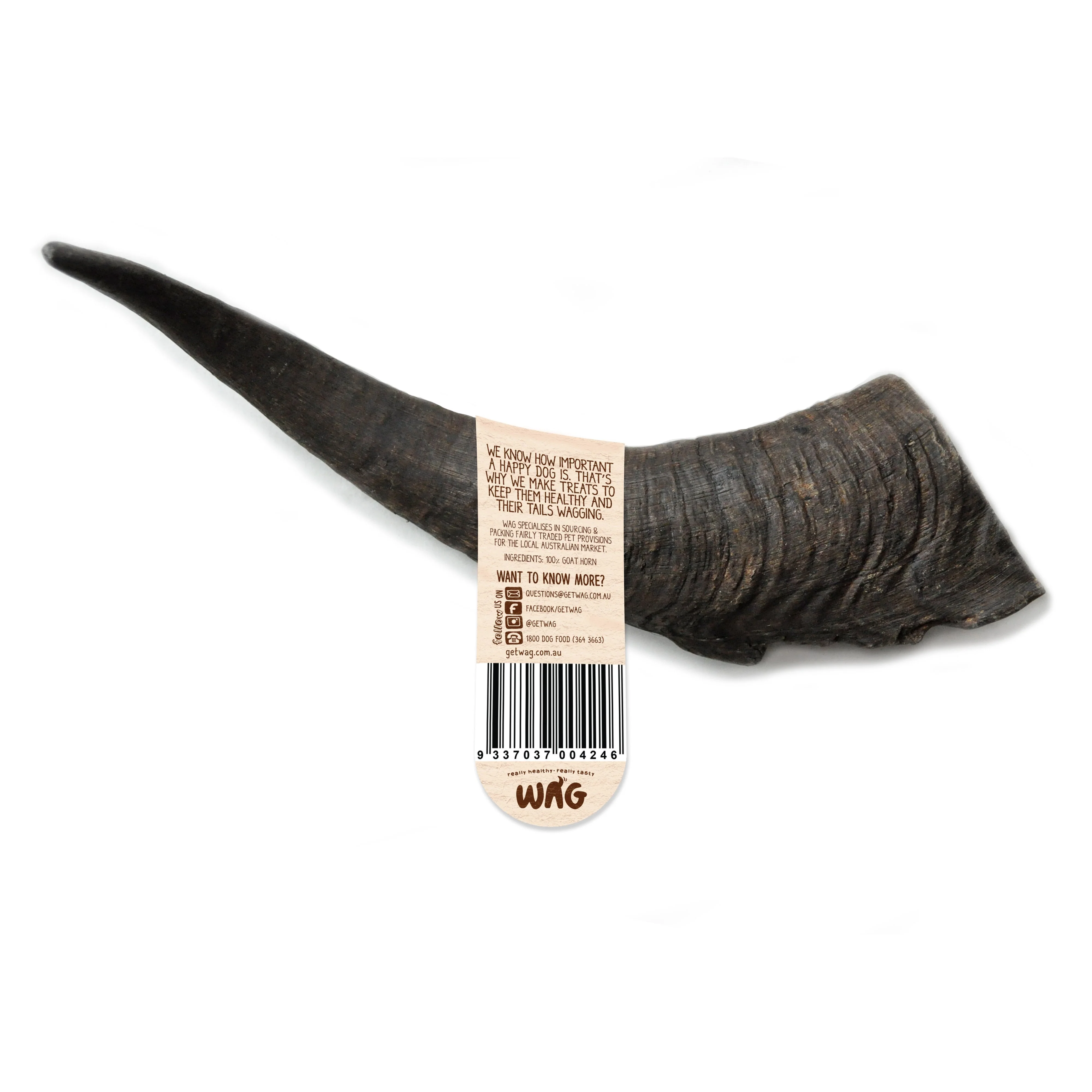 Wag Goat Horn Large Dog Chew Treat - Image 2