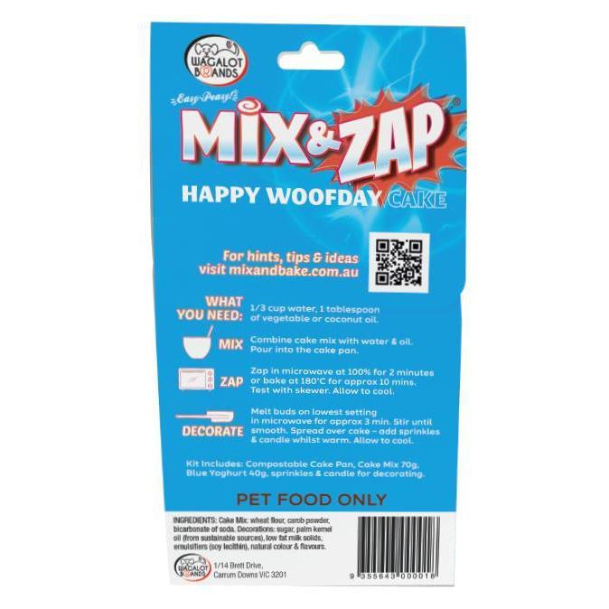 Wagalot Mix & Zap Happy Woofday Cake Kit Blue - Image 4