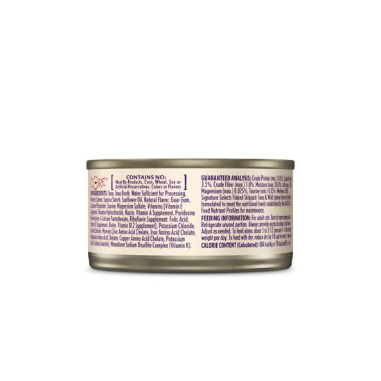 Wellness CORE Signature Selects Flaked Skipjack Tuna wth Wild Salmon Entrée Wet Cat Food 79g - Image 2