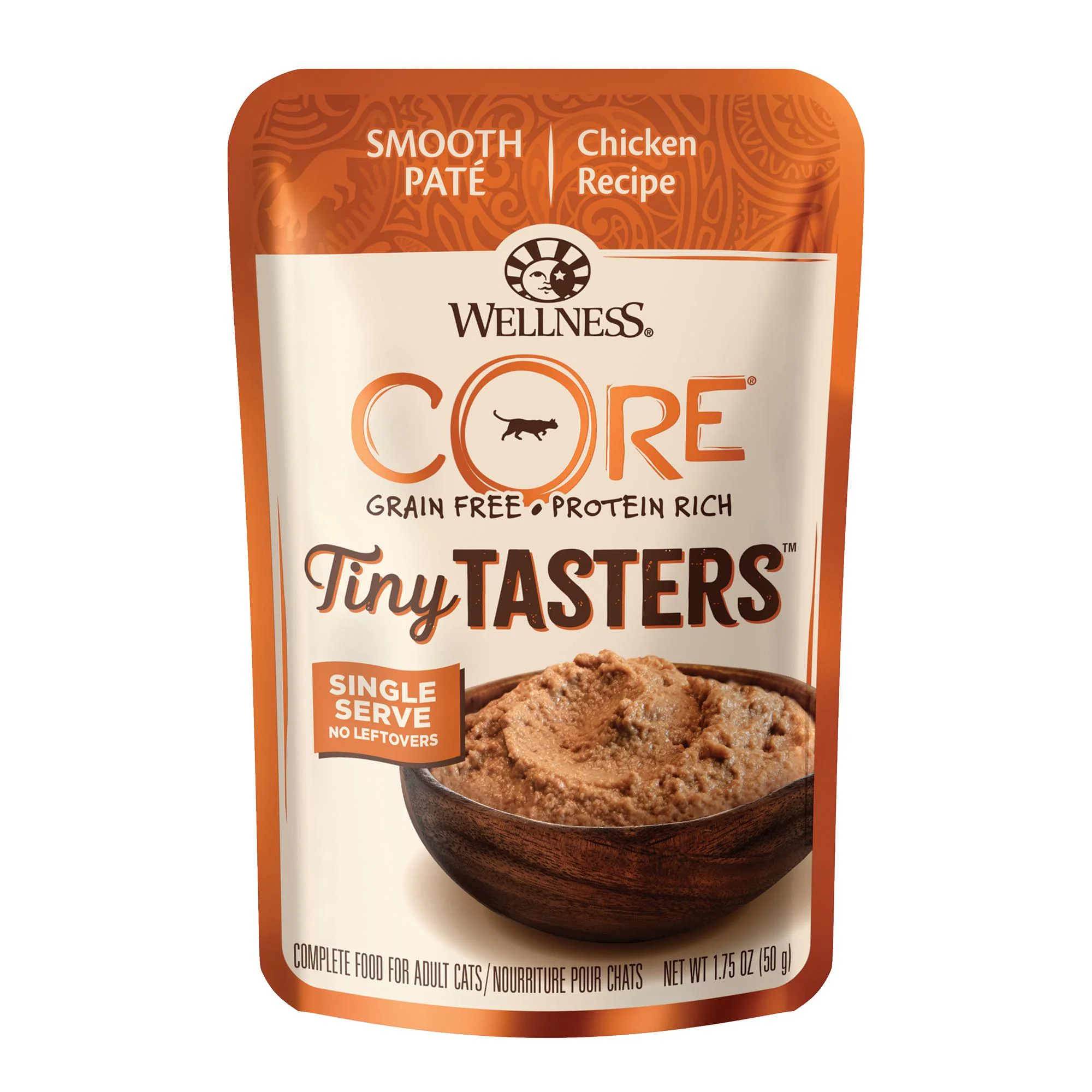 Wellness CORE Tiny Tasters Chicken Paté Wet Cat Food 50g x 12