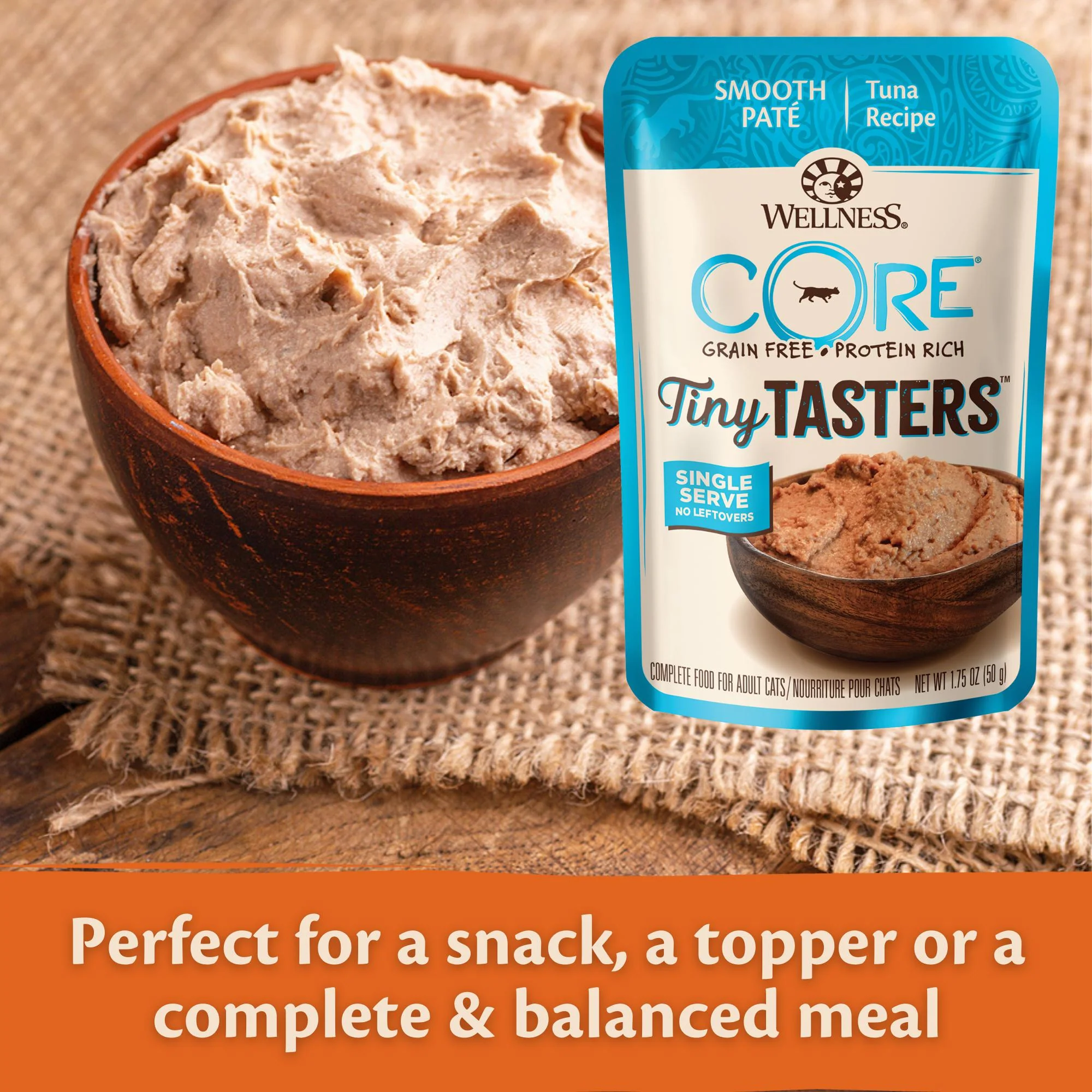 Wellness CORE Tiny Tasters Tuna Paté Wet Cat Food 50g x 12 - Image 6