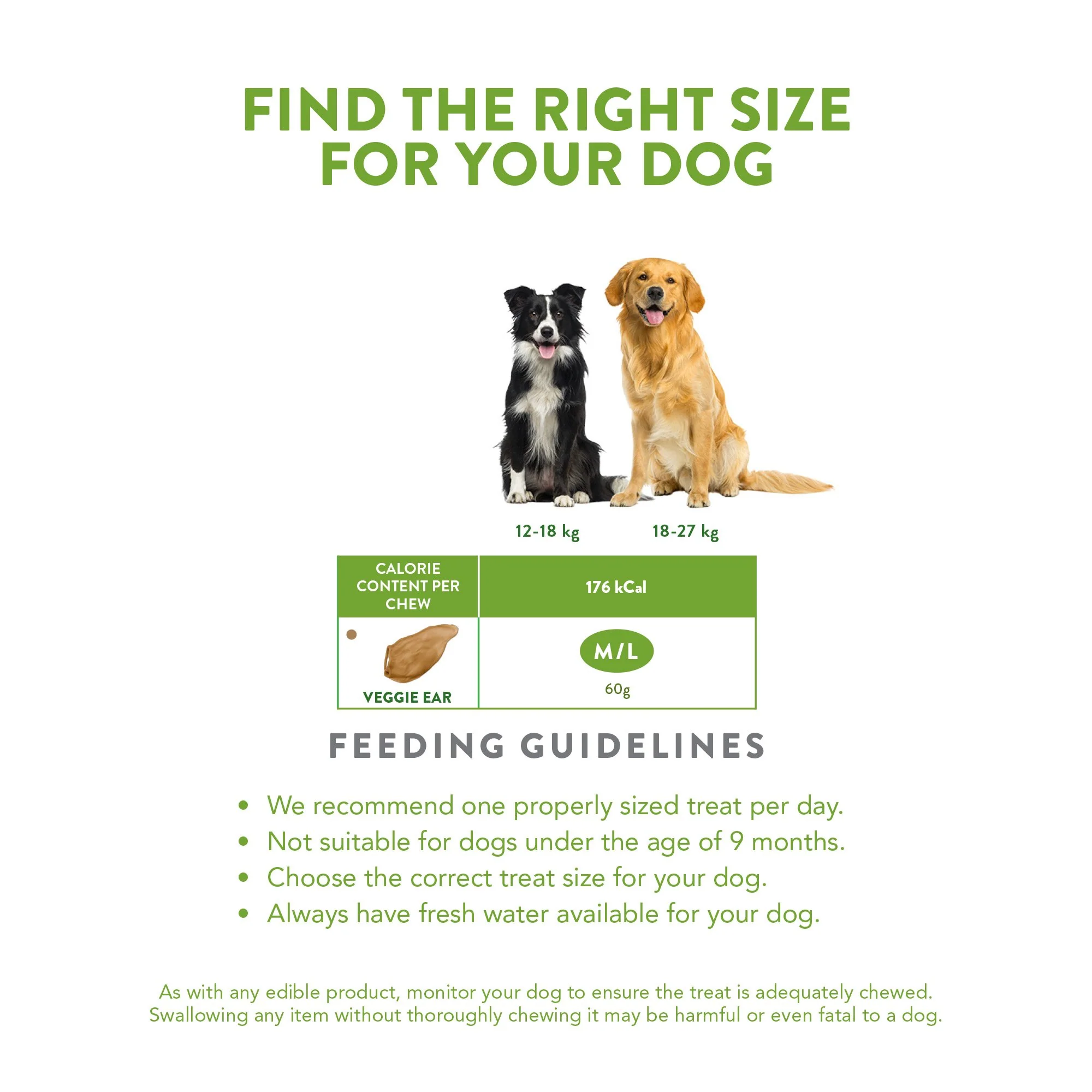 Whimzees Veggie Ear Dental Dog Treat - Image 4