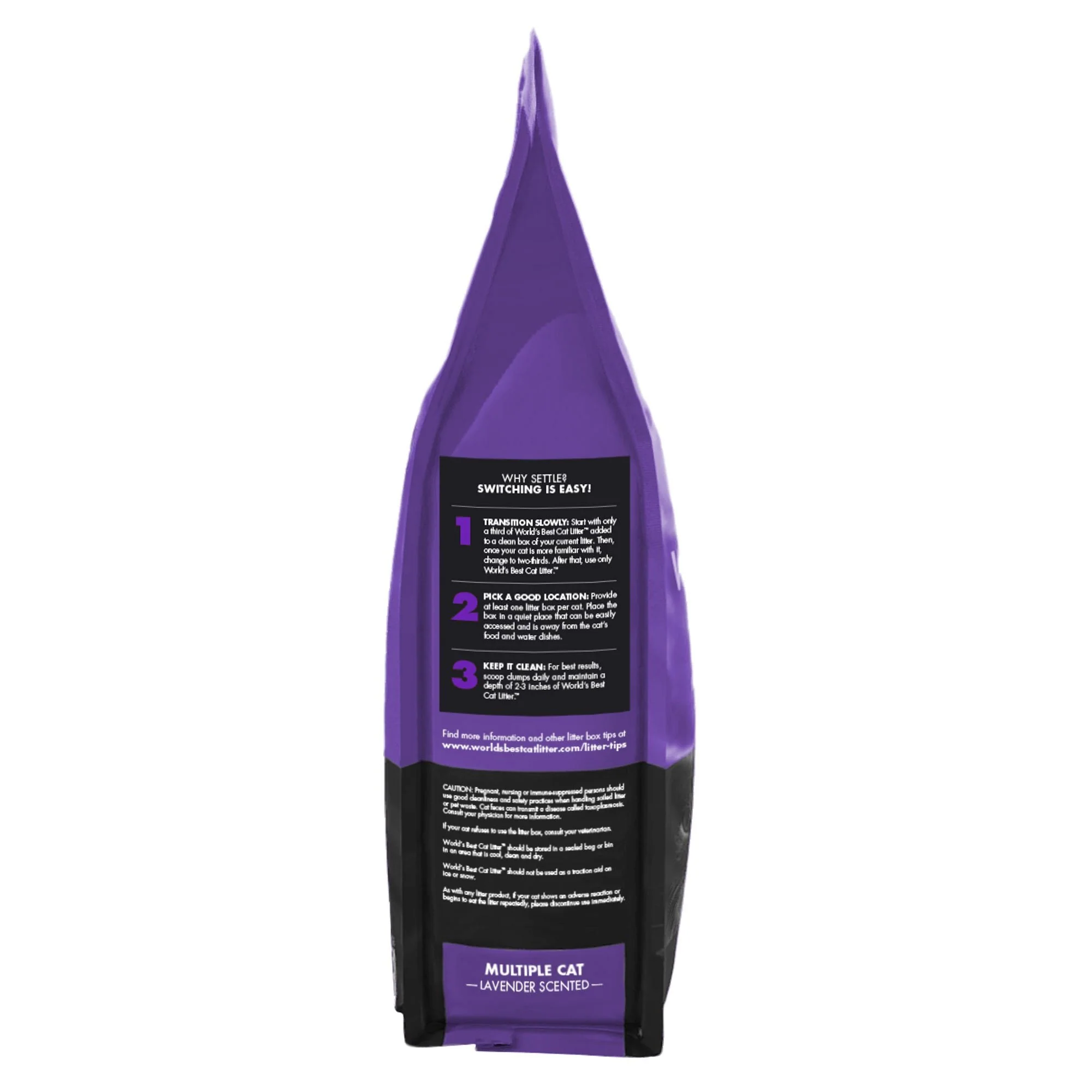 Worlds Best Lavender Scented Clumping Cat Litter 6.35kg - Image 3