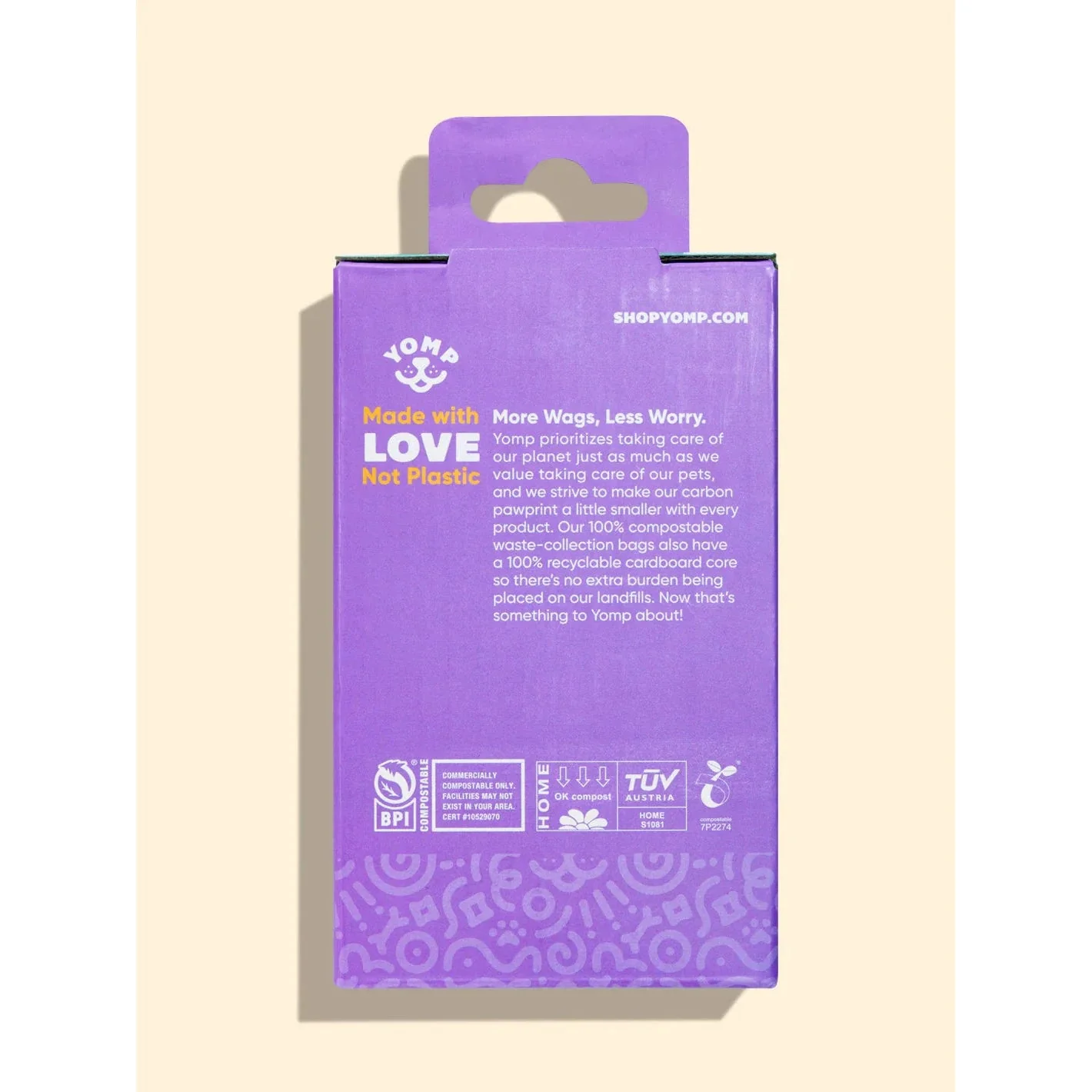 Yomp Doggie Doo Doo Compostable Poop Bags 12 Rolls 120 Bags - Image 6