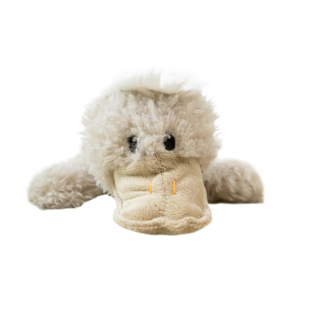 Yours Droolly Cuddlies Fluffy Duck Dog Toy Large - Image 2