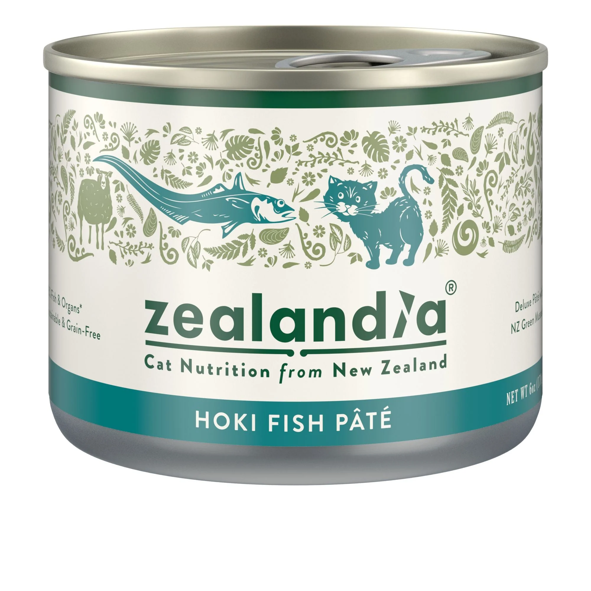 Zealandia Hoki Fish Pate Adult Cat Wet Food 170g x24 - Image 2