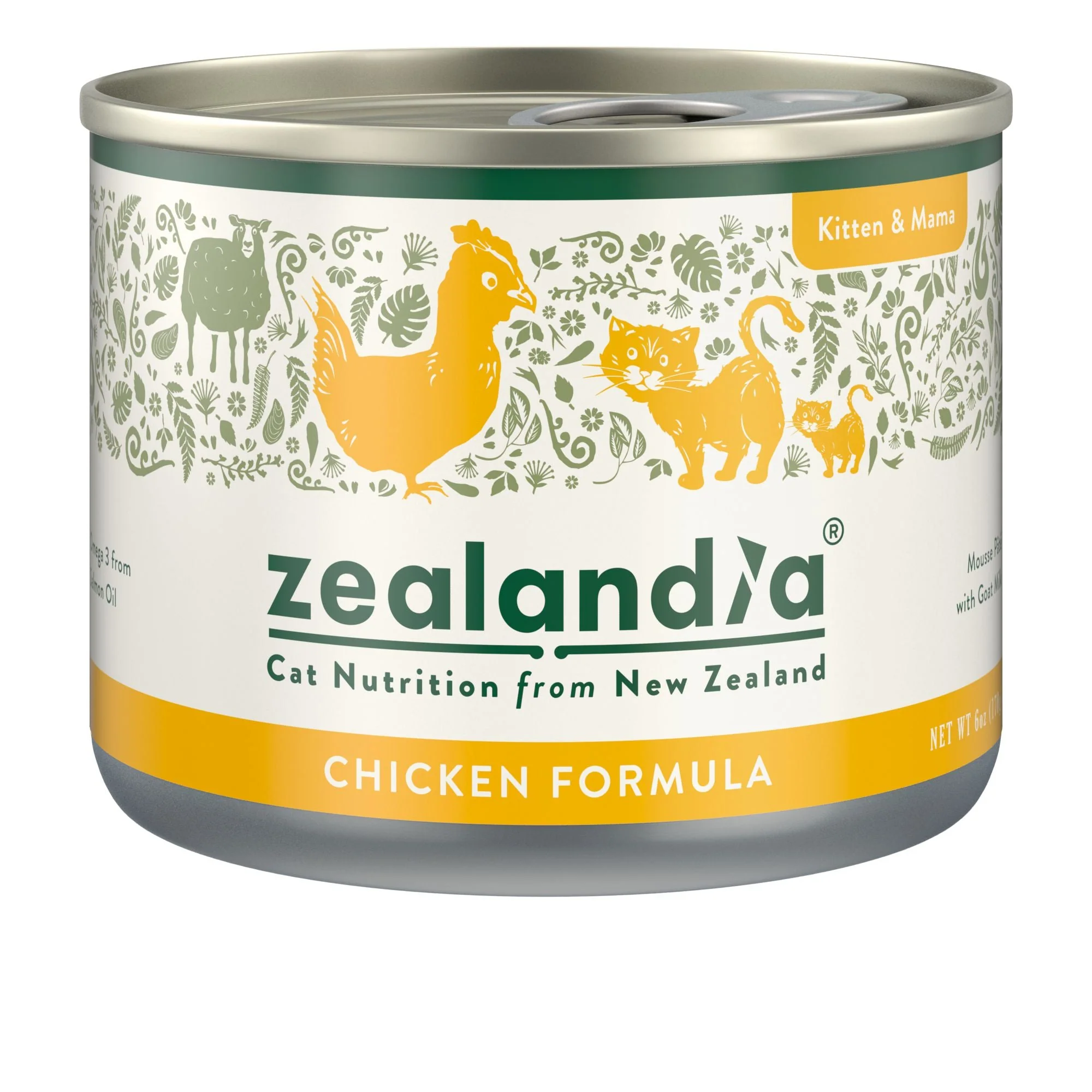 Zealandia Kitten and Mama Chicken Mousse Pate Wet Food 170g x24 - Image 2