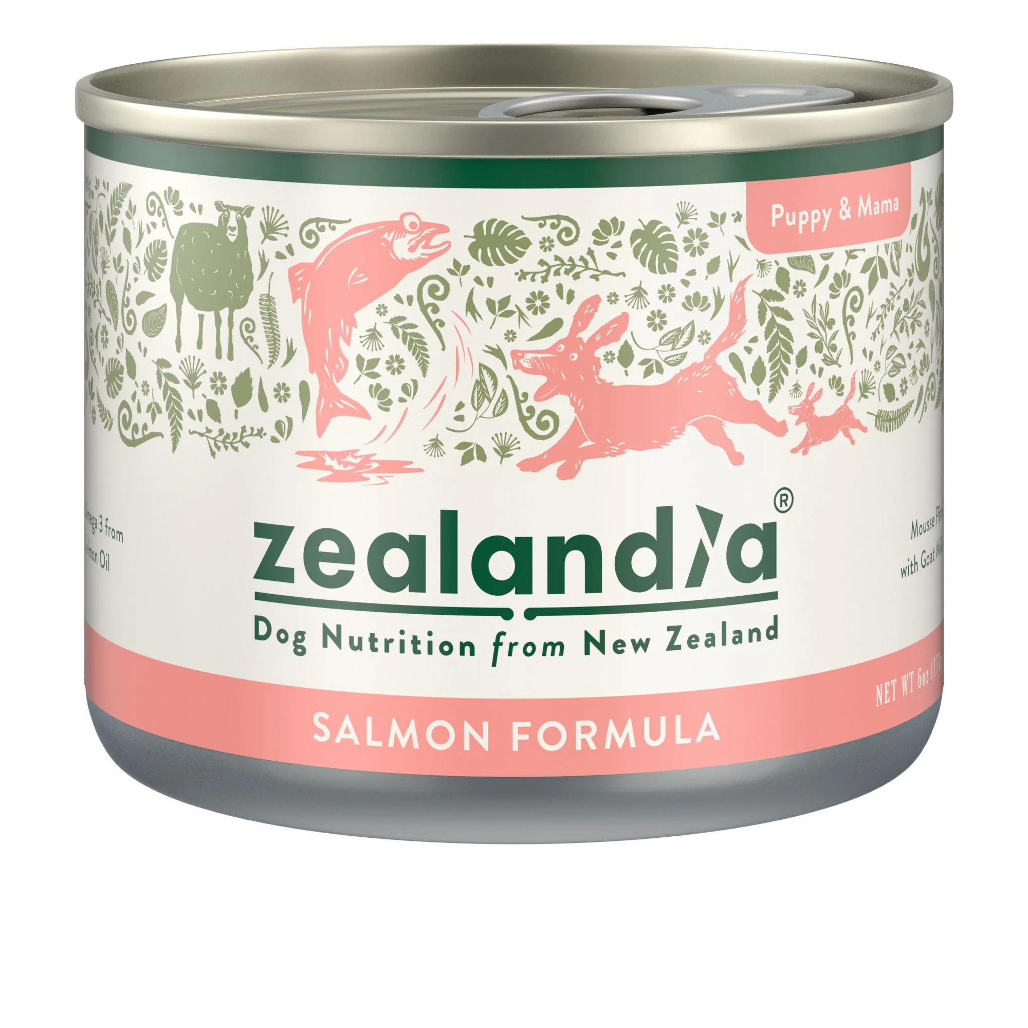 Zealandia Puppy and Mama Salmon Mousse Pate Wet Food 170g x24 - Image 2