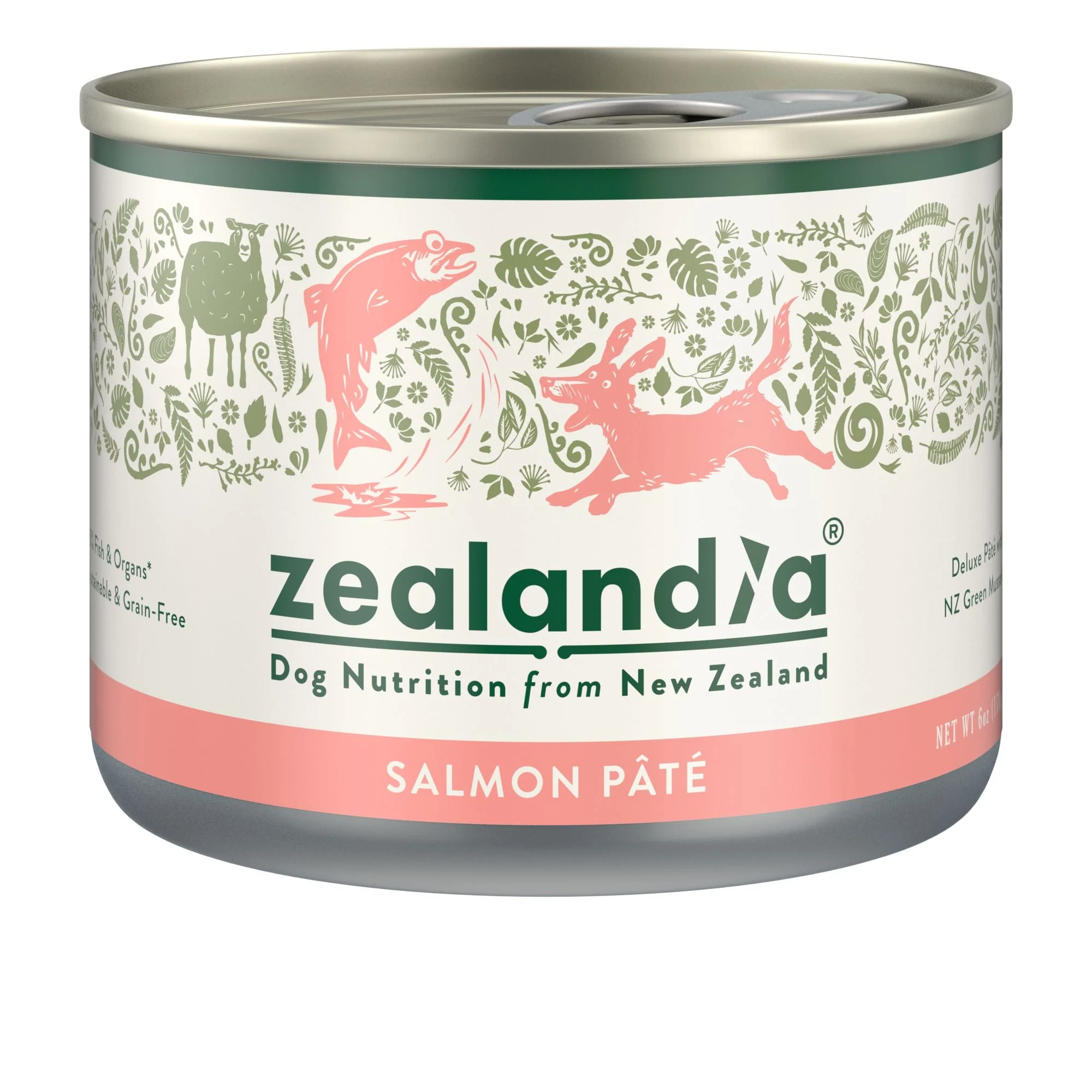 Zealandia Salmon Pate Adult Dog Wet Food 170g x24 - Image 2