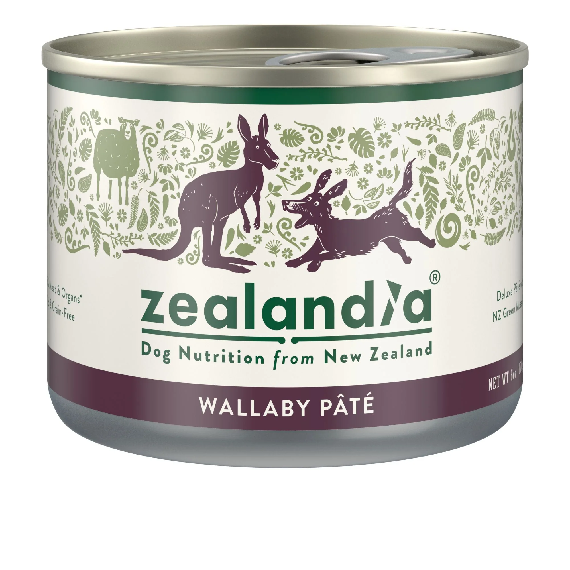Zealandia Wallaby Pate Adult Dog Wet Food 170g x24 - Image 2